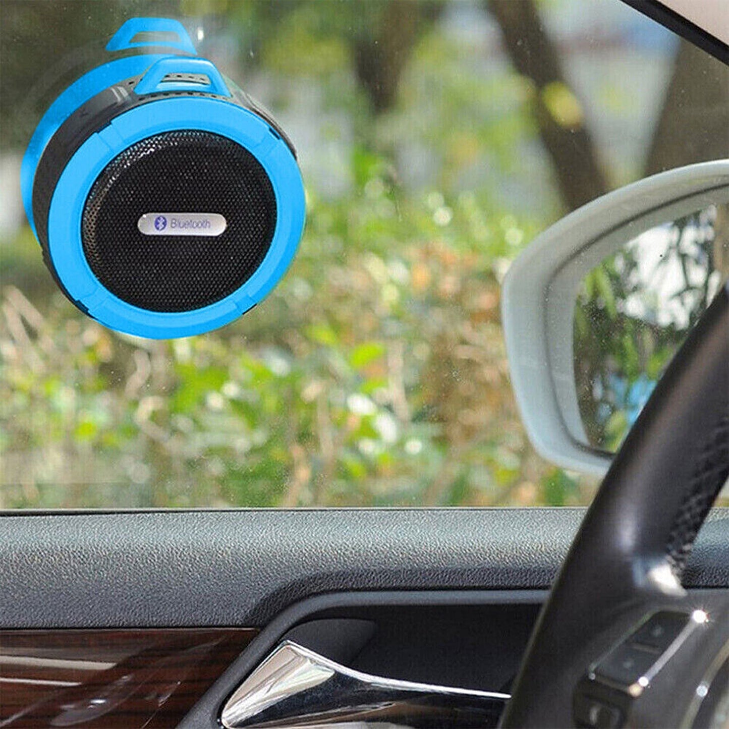 Waterproof Bluetooth Music Speaker Portable Shower and Car Handsfree Device