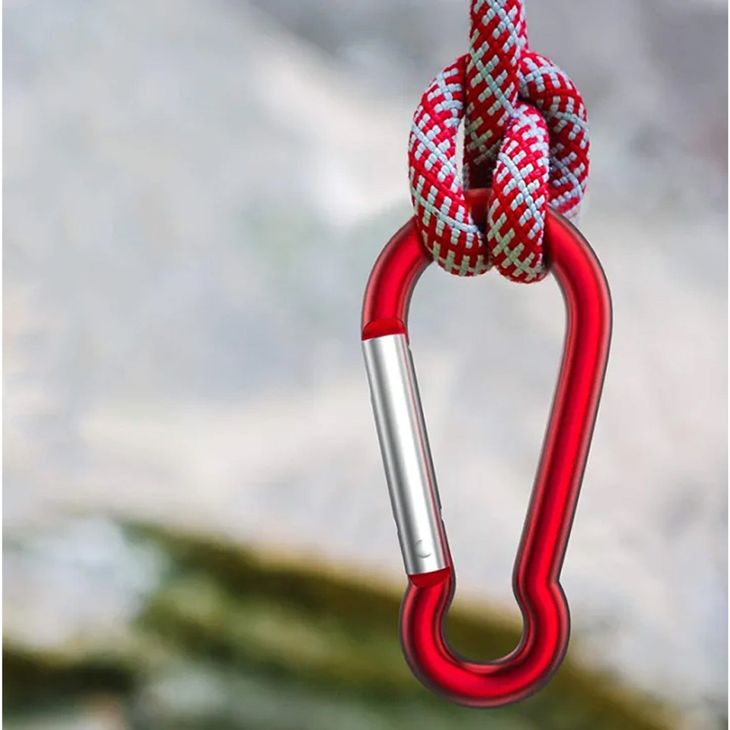 Colored Aluminum Carabiner Clips Snap Hooks for Keychains and Hiking