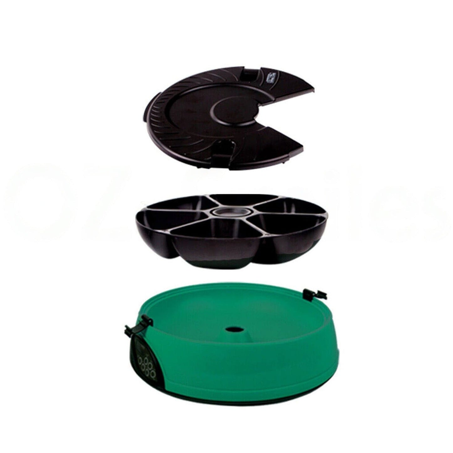 Automatic LCD Digital Pet Feeder with 6 Meal Program and Microphone