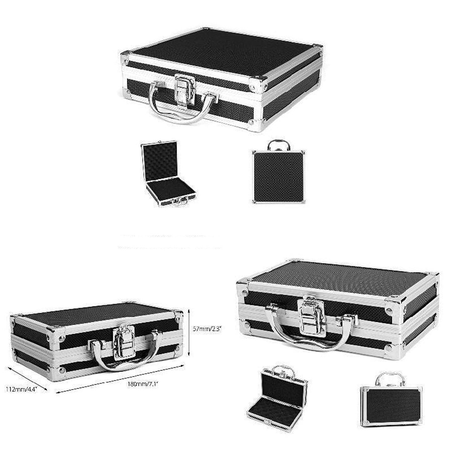 Durable Aluminium Equipment Carry Case Waterproof Tool Storage Box