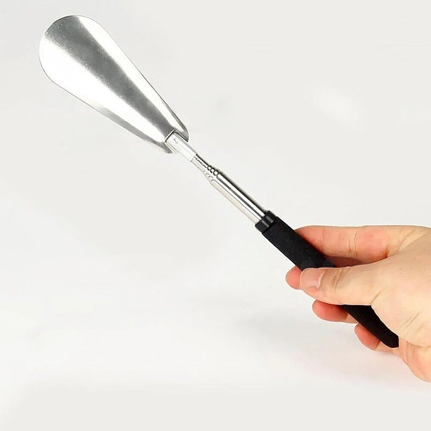 Extendable Stainless Steel Shoehorn 75cm Long Handle