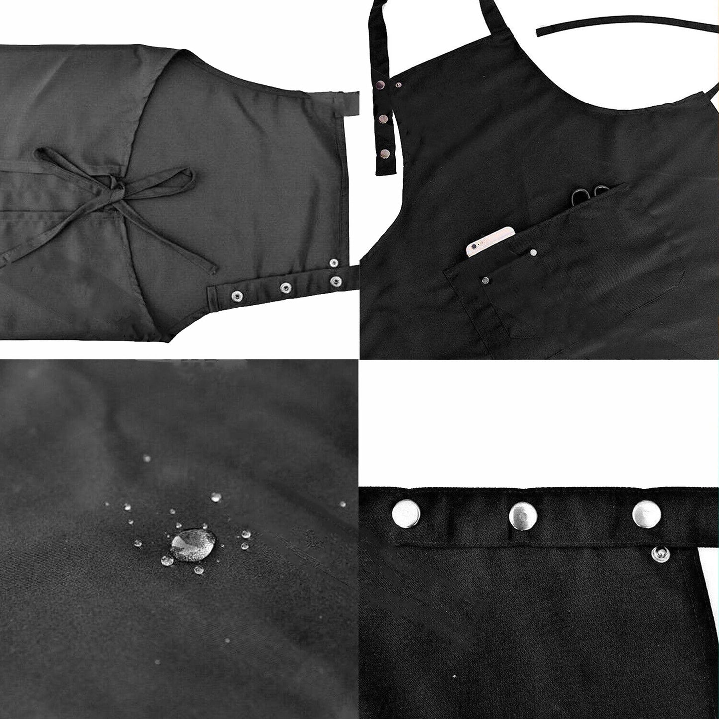 Adjustable Canvas Apron Waterproof Chef and Waiter Kitchen Wear