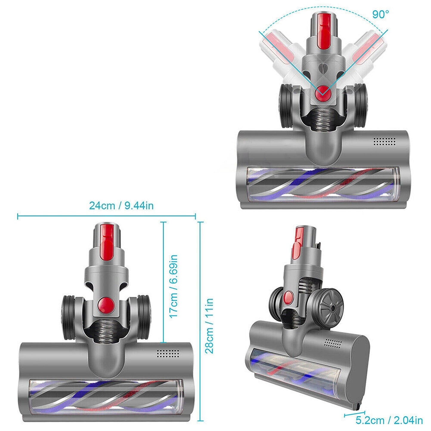 Vacuum Roller Brush Head For DYSON V7 V8 V10 V11 Motorhead