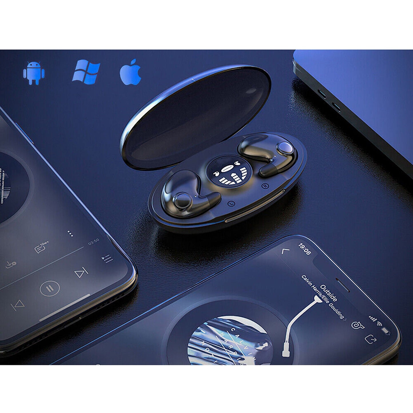 IPX5 Waterproof Wireless Earphone with Double Noise Cancelling