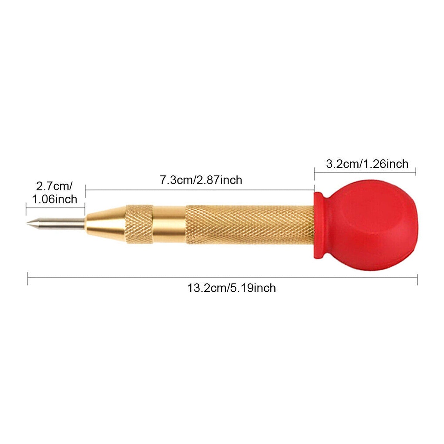 Center Punch Drill Adjustable Marking Tool Metal Glass Locator