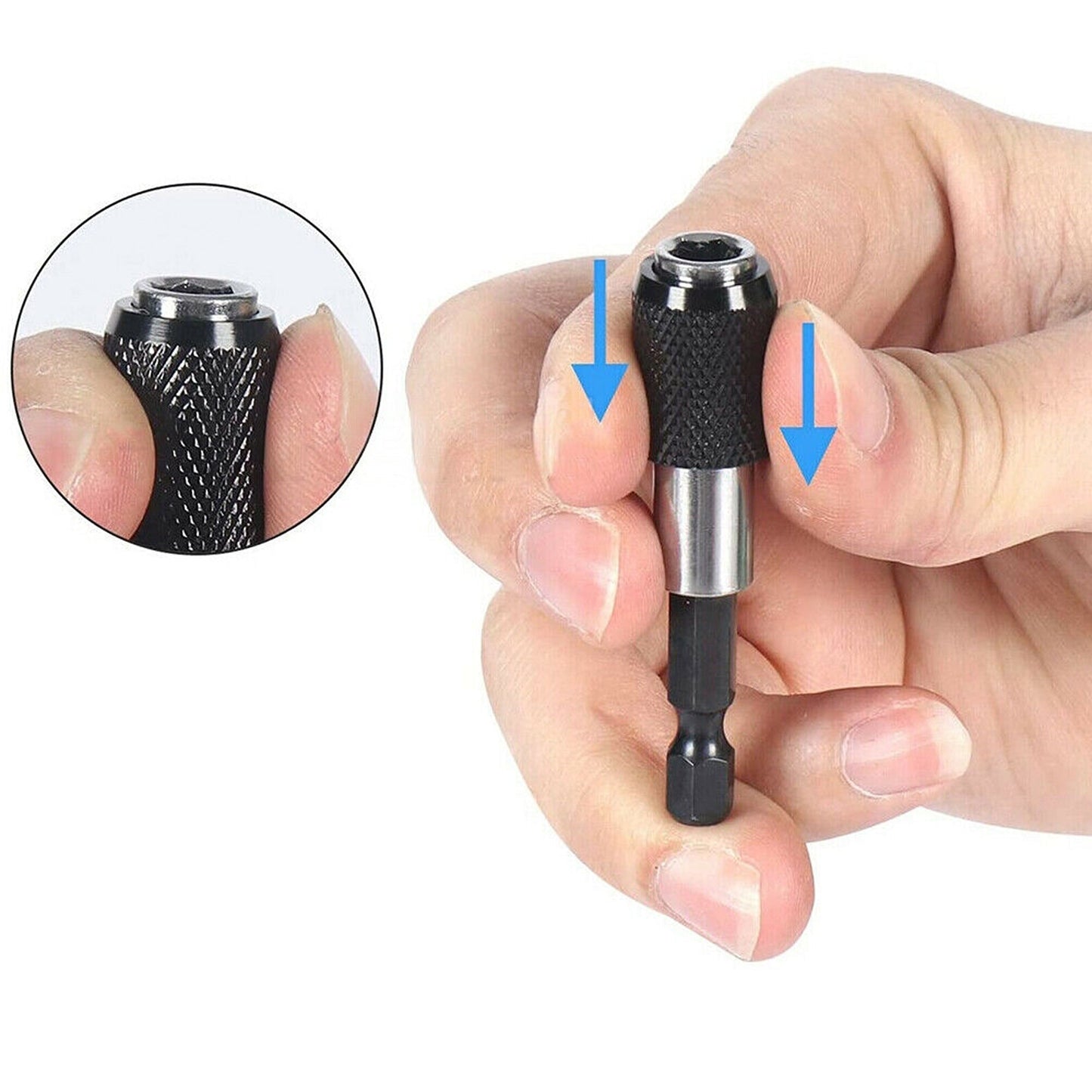 3pcs Drill Bit Holder Set with Hex Shank Quick Release Screwdriver Extension