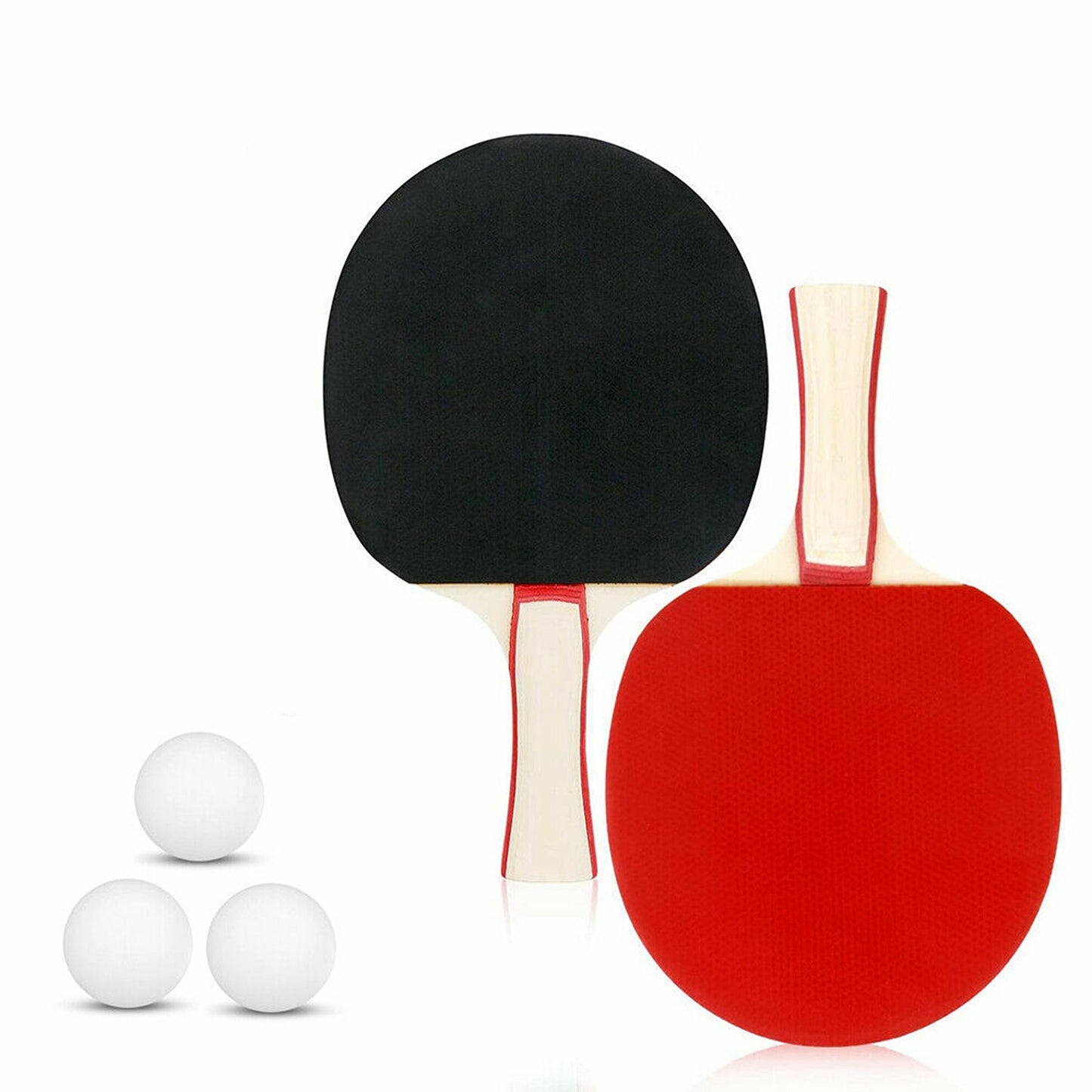 Table Tennis Ping Pong Set for 2 Players Includes Rackets and 3 Balls