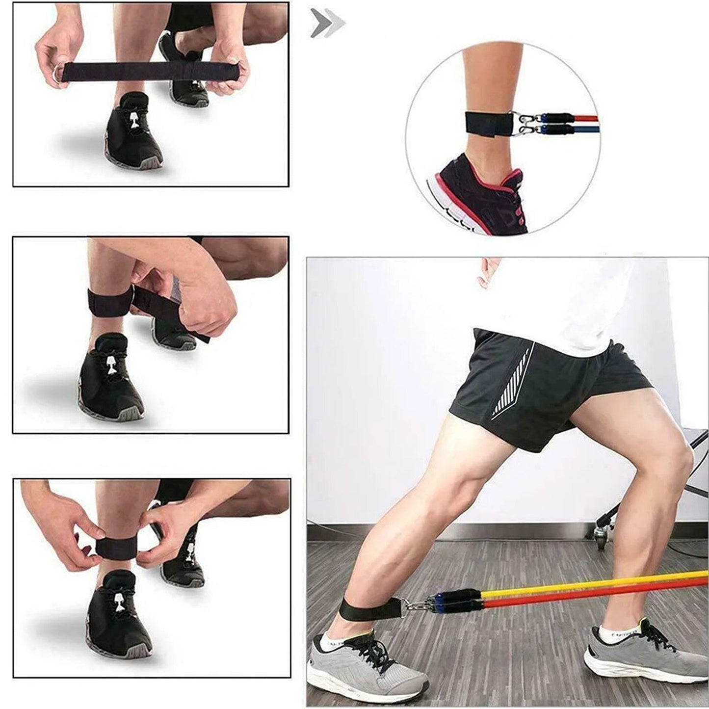 11pcs Resistance Bands Set for Yoga and Fitness Workout