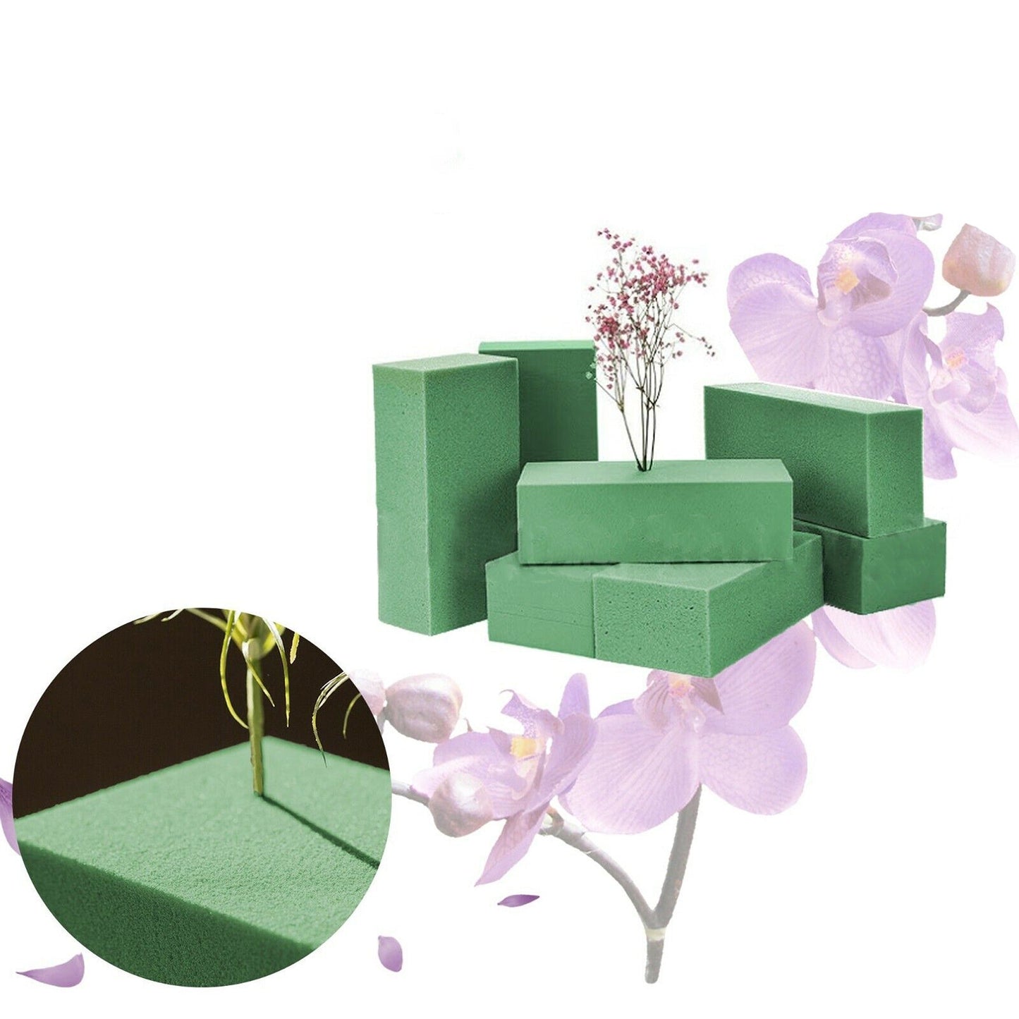 Premium Quality Green Wet Styrofoam Floral Foam Bricks Blocks