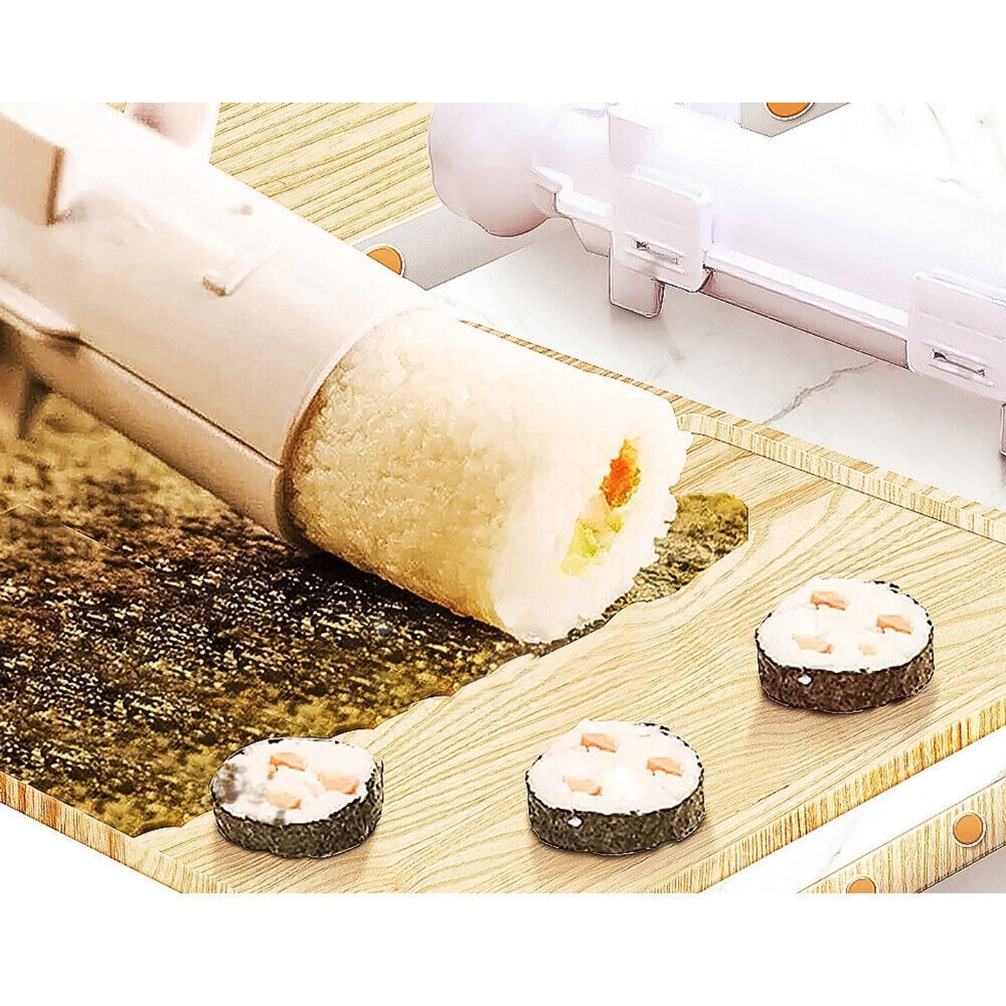 Beginner-Friendly Sushi Roll Making Kit DIY Rice Roller Mold