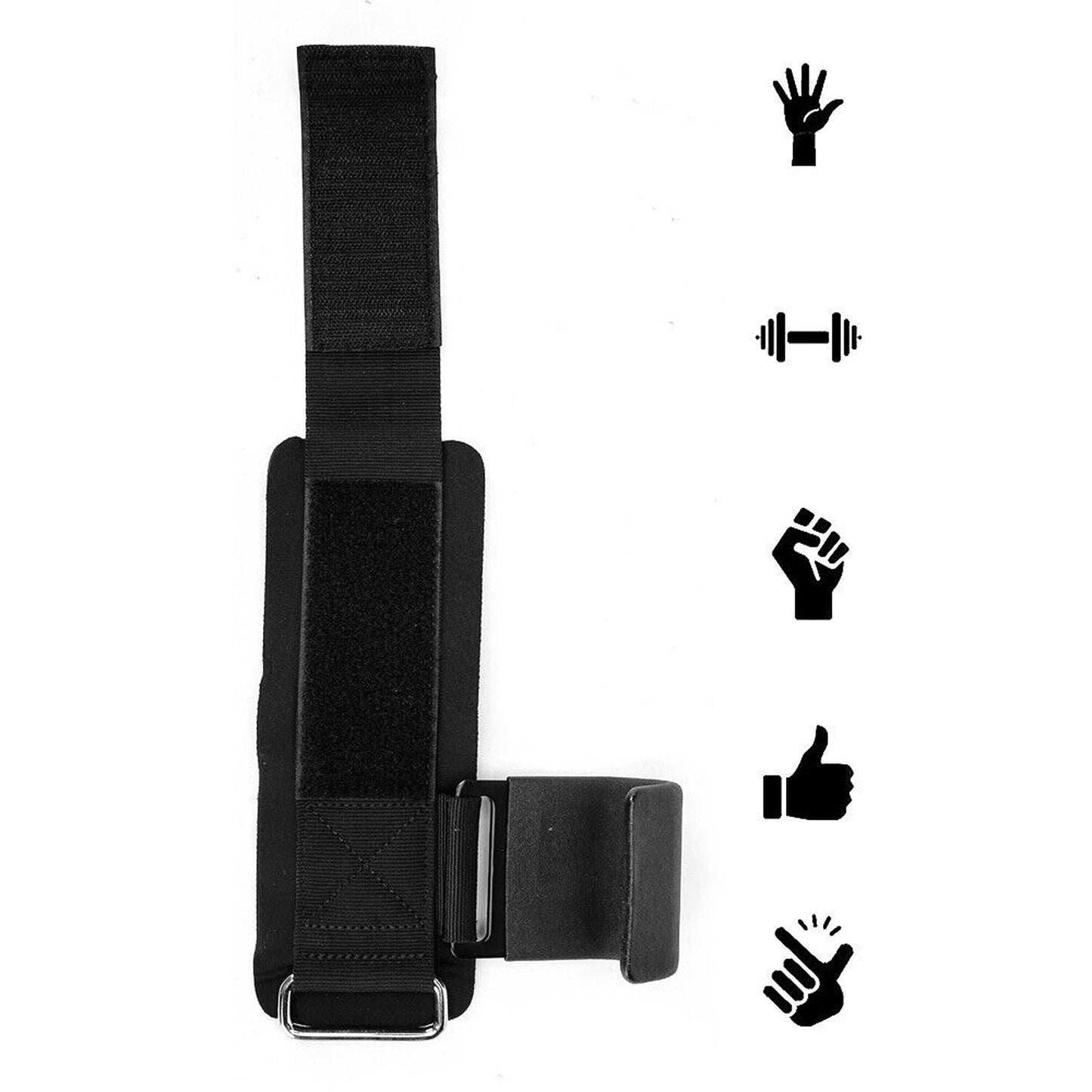 2pcs Bodybuilding Gym Straps for Muscle Training and Weight Lifting Support