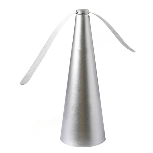Silver Automatic Fly Trap Fan Repellent for Keeping Bugs Away