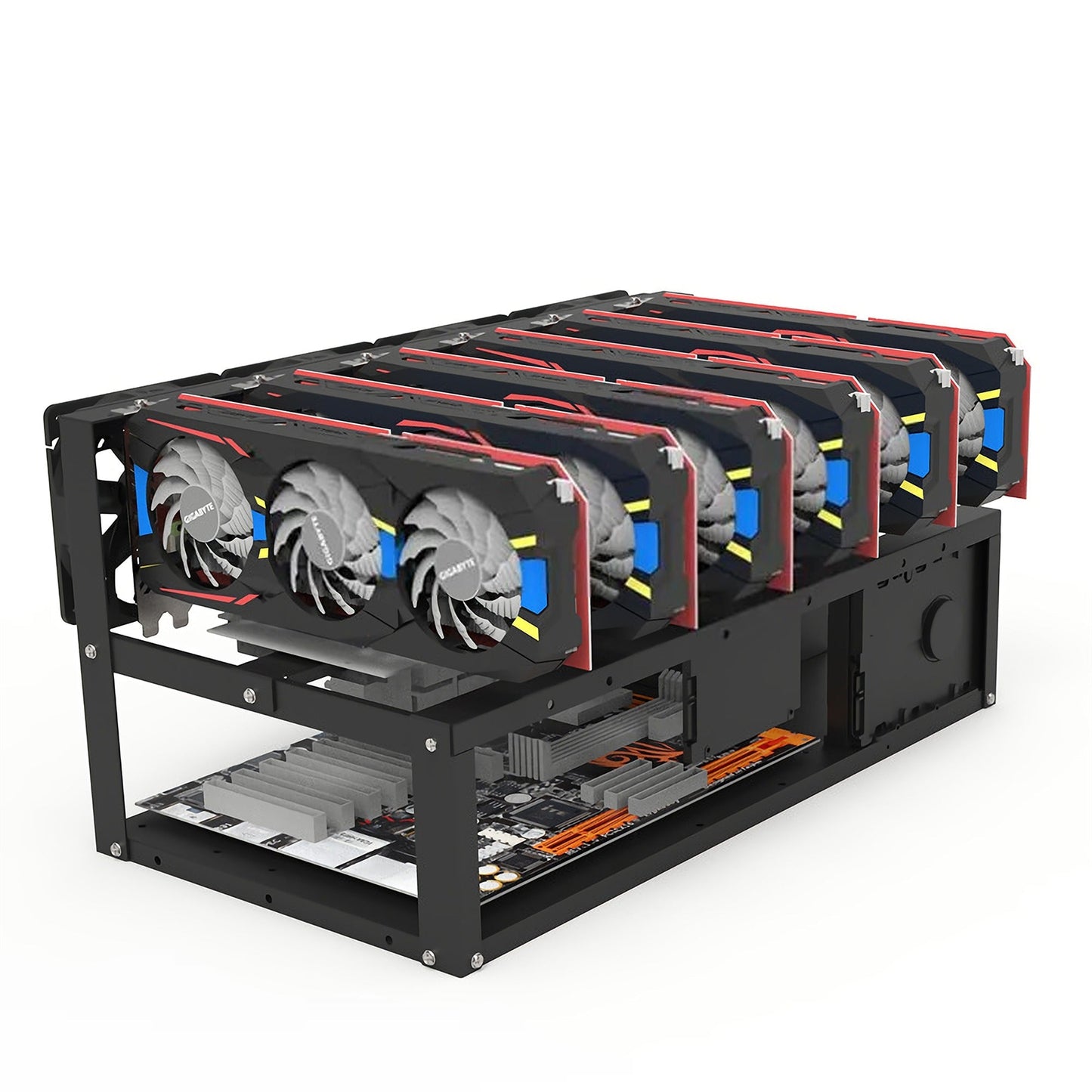 Open Air GPU Mining Frame Case for Crypto Coin Rigs