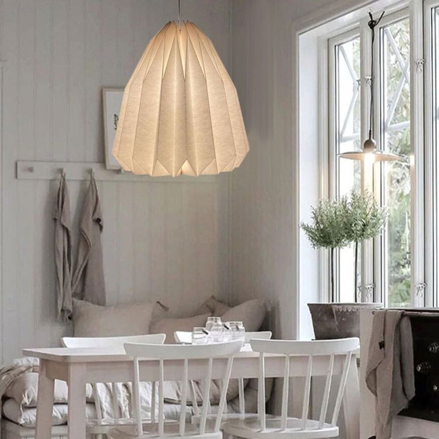 Origami Inspired Creative Pendant Ceiling Lampshade for Home Lighting