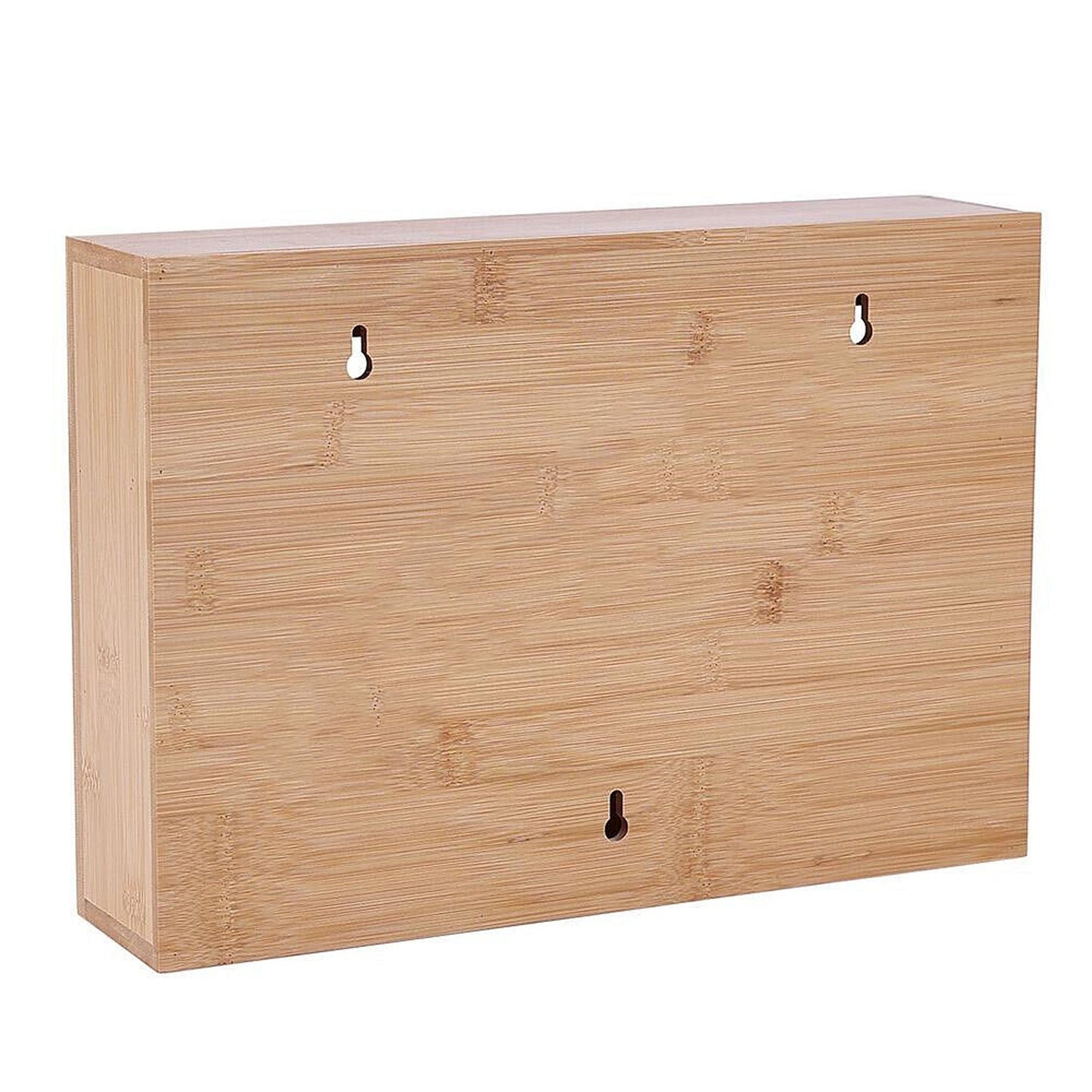 Bamboo Kitchen Wrap Dispenser with Cutter for Foil and Film