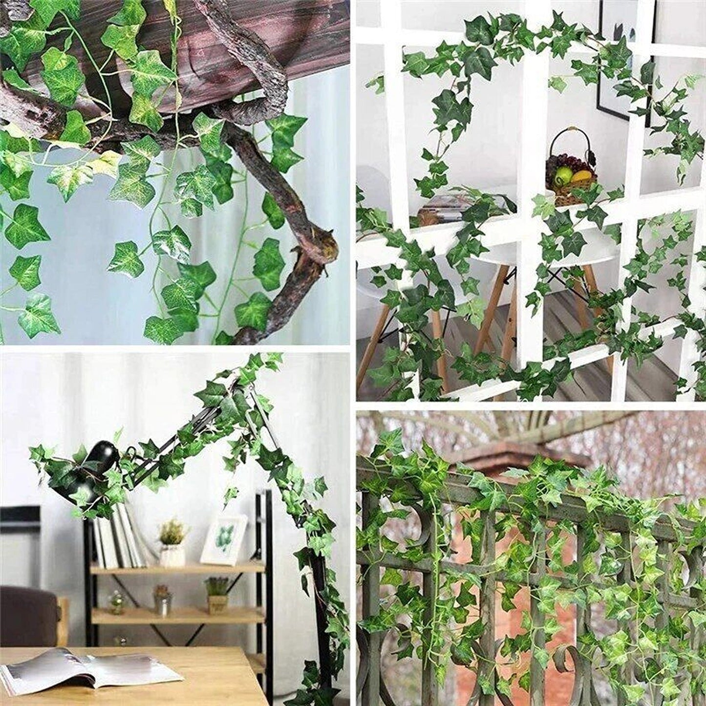 Fake Foliage Flower Ivy Vine Artificial Hanging Leaf Garland