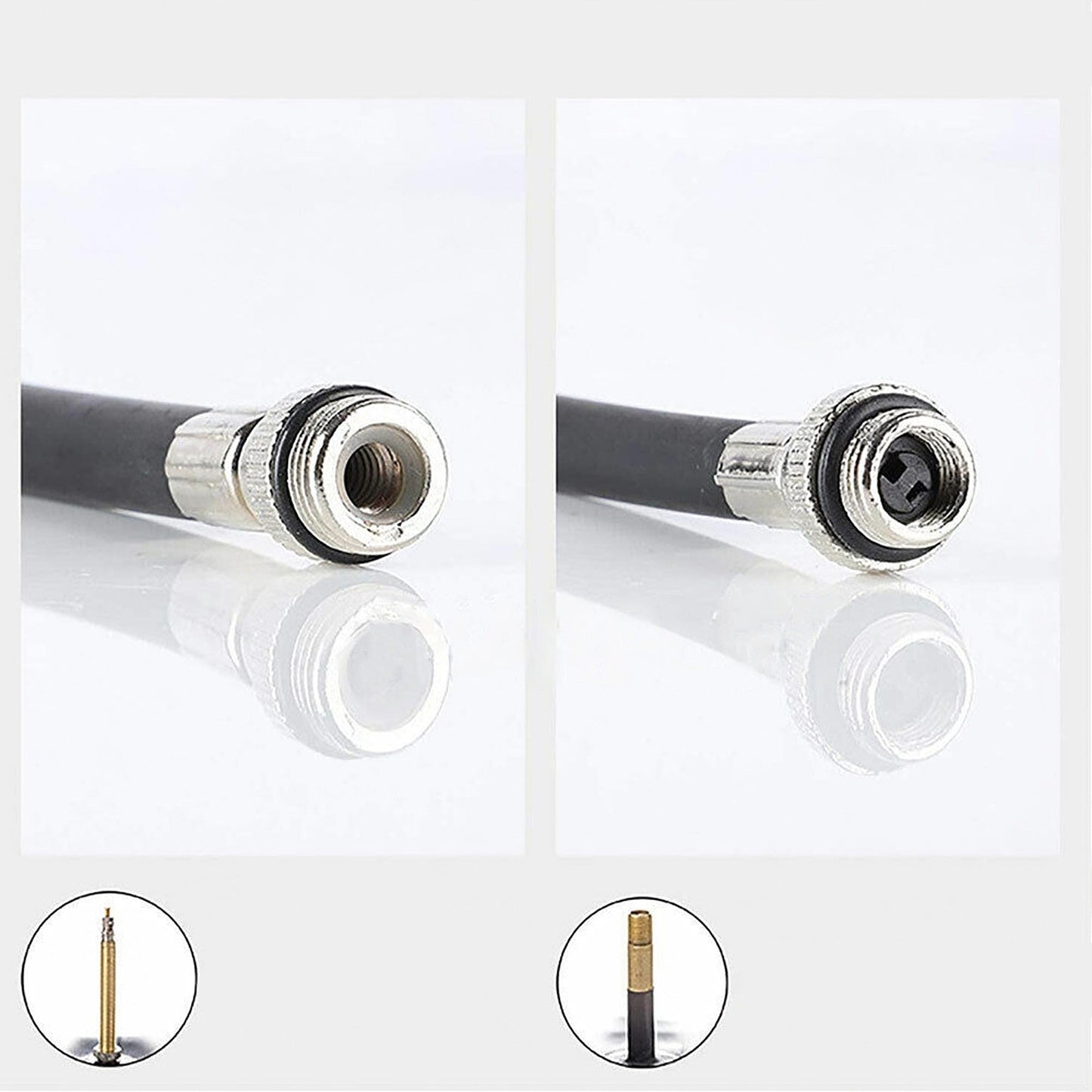 Mini Portable Bicycle Air Pump Aluminium Hand Inflator for Tyre