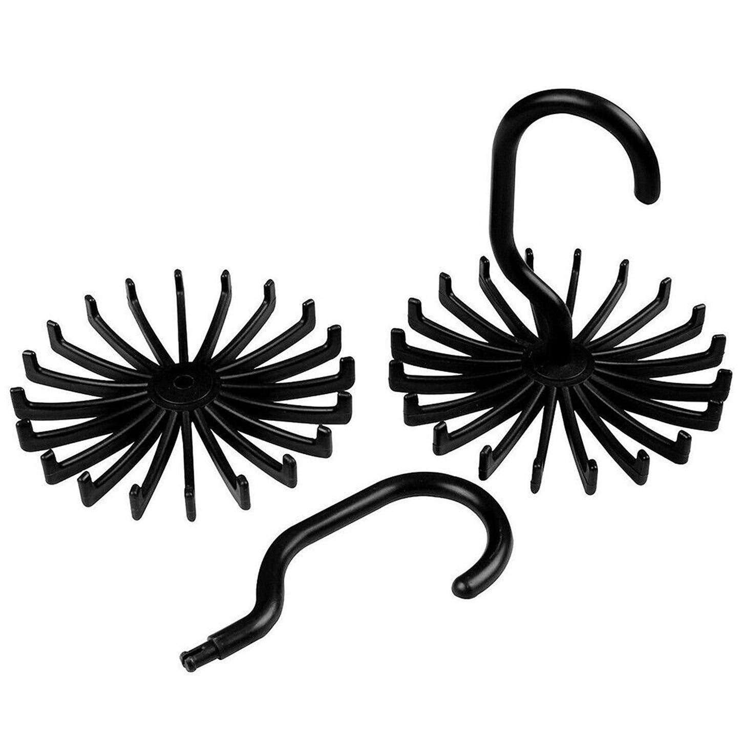 Clothes Organizer Rotating Hanger Stand for Ties Belts and Scarves