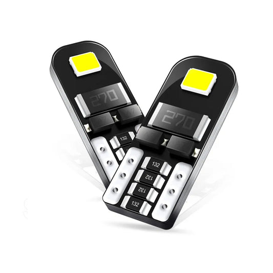 10pcs T10 W5W 194 168 LED Interior Light Bulbs Canbus Wedge