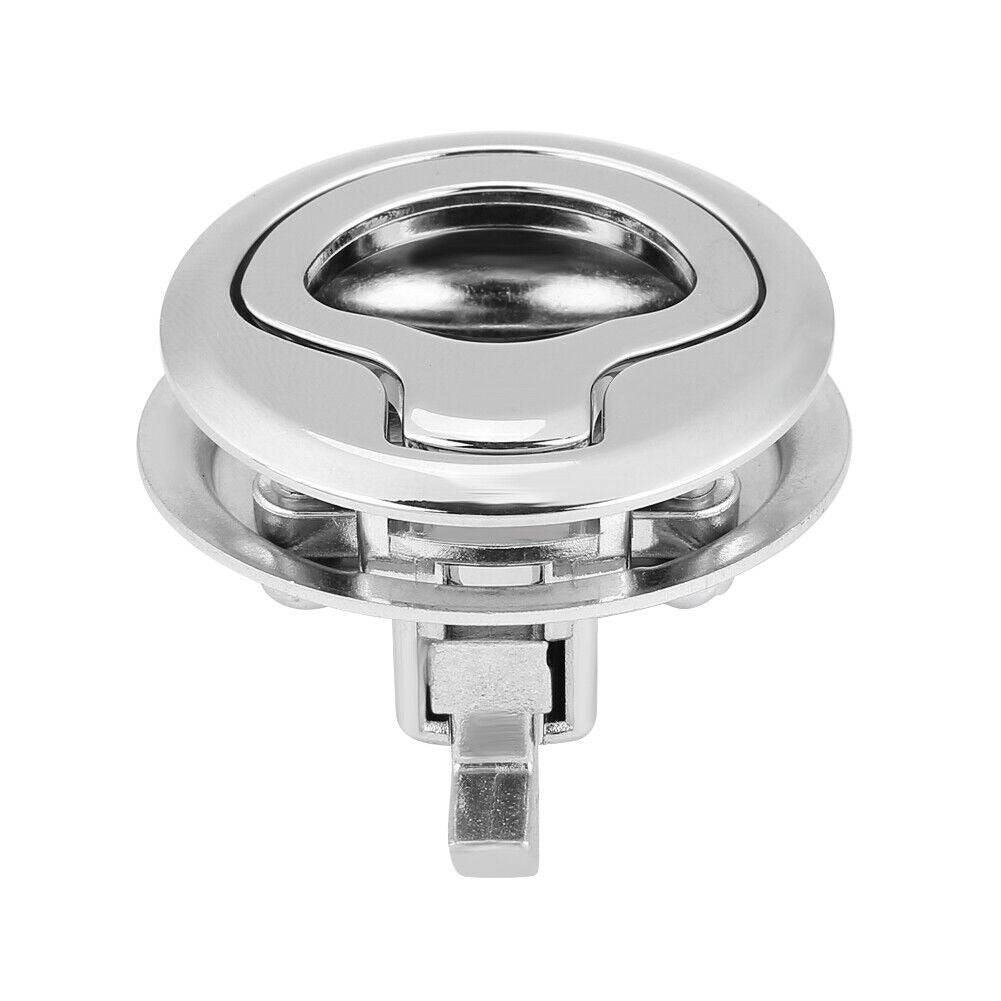 Boat Marine Flush Pull Slam Latch with Lock 316 Stainless Steel 2 Keys