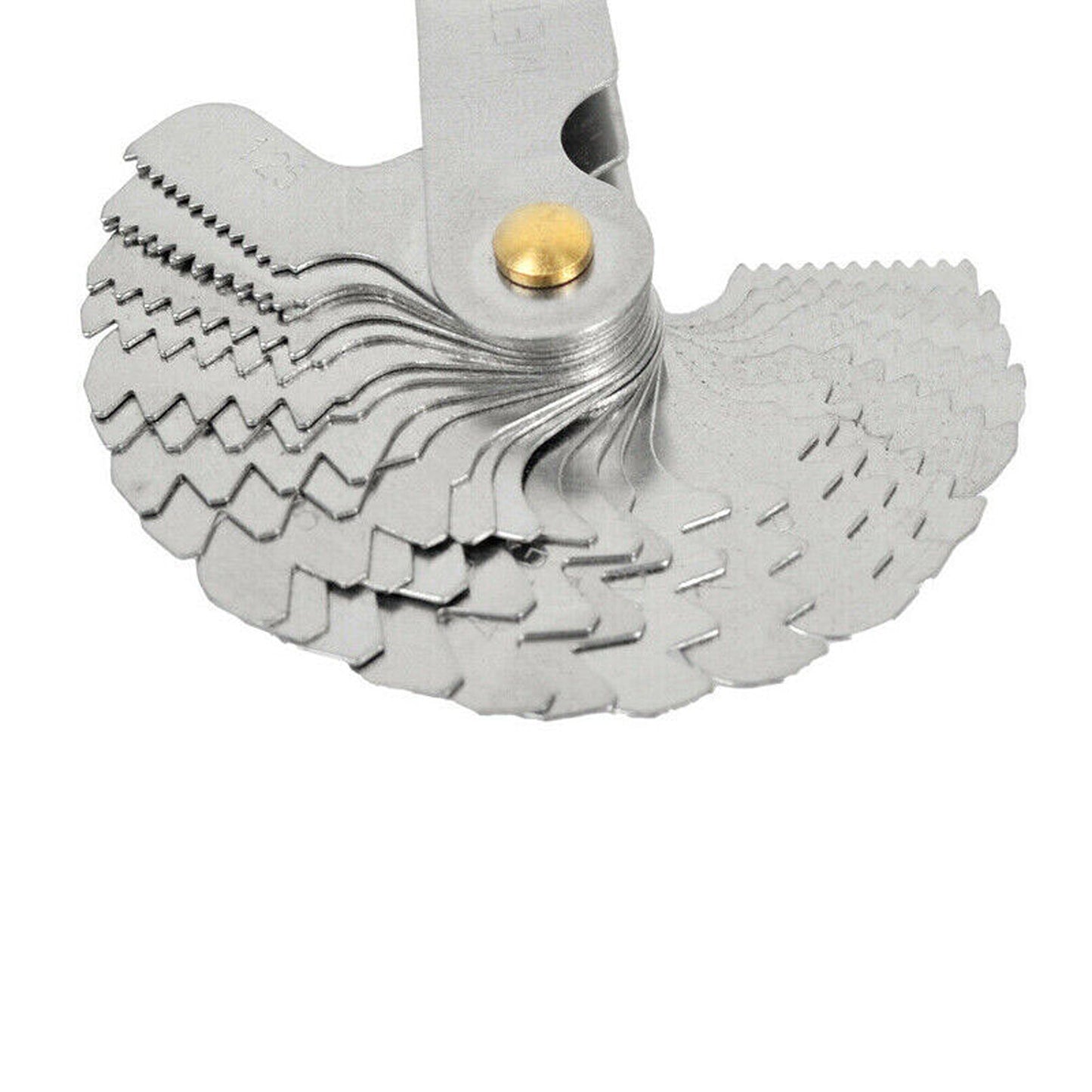 Thread Pitch Measurement Screw Gauge with 52 Blades Metric and Whitworth