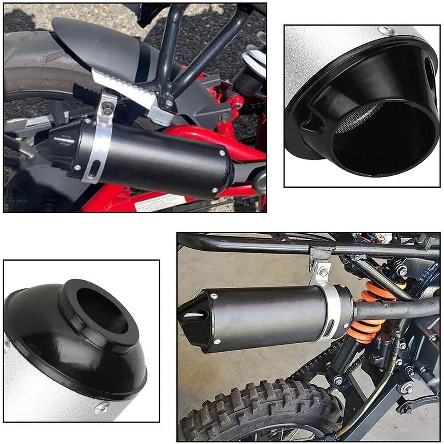 Muffler Exhaust Pipe Clamp for 125cc to 160cc Dirt Bikes