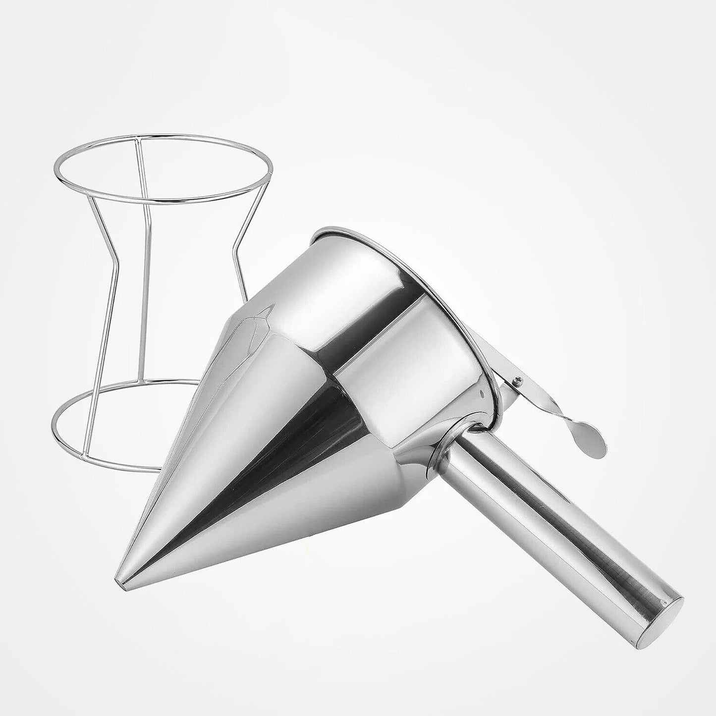 Stainless Steel Batter Funnel for Pancakes Cupcakes and Waffles