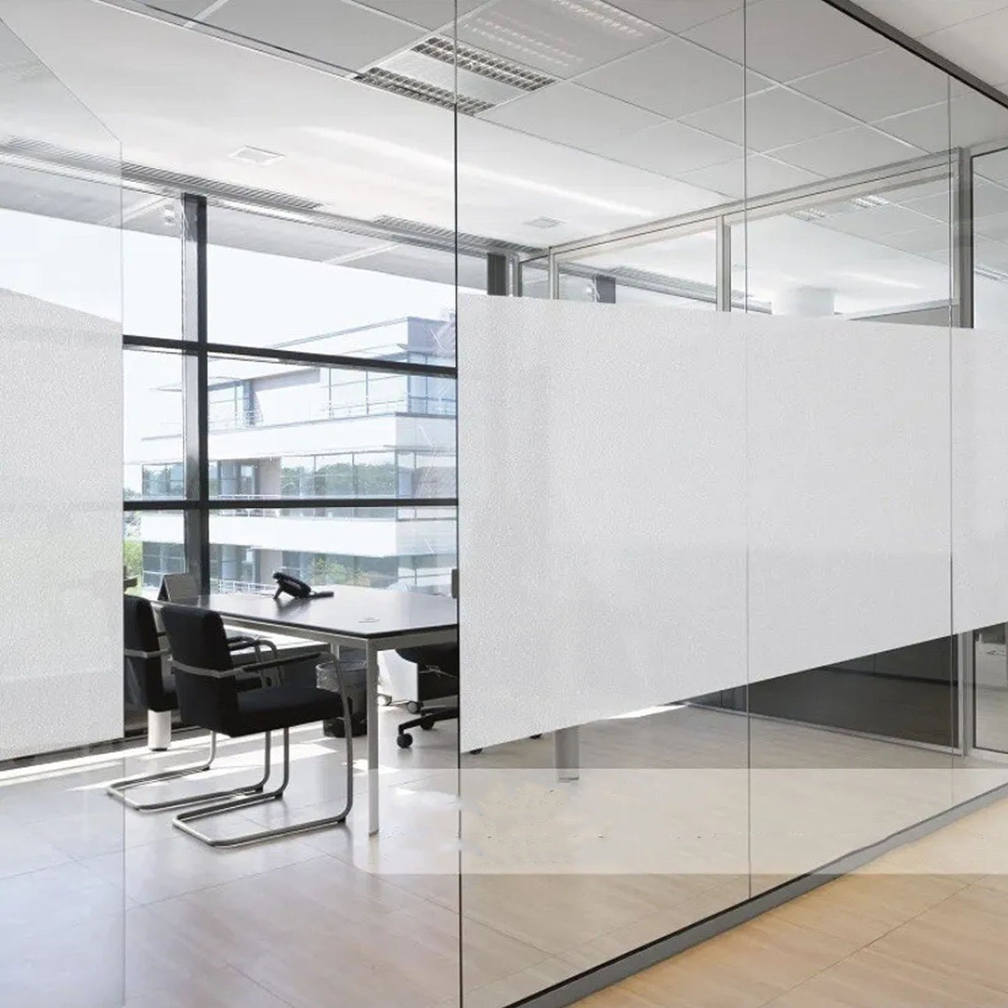 Removable Privacy Film for Home Window Glass Clear Frosted