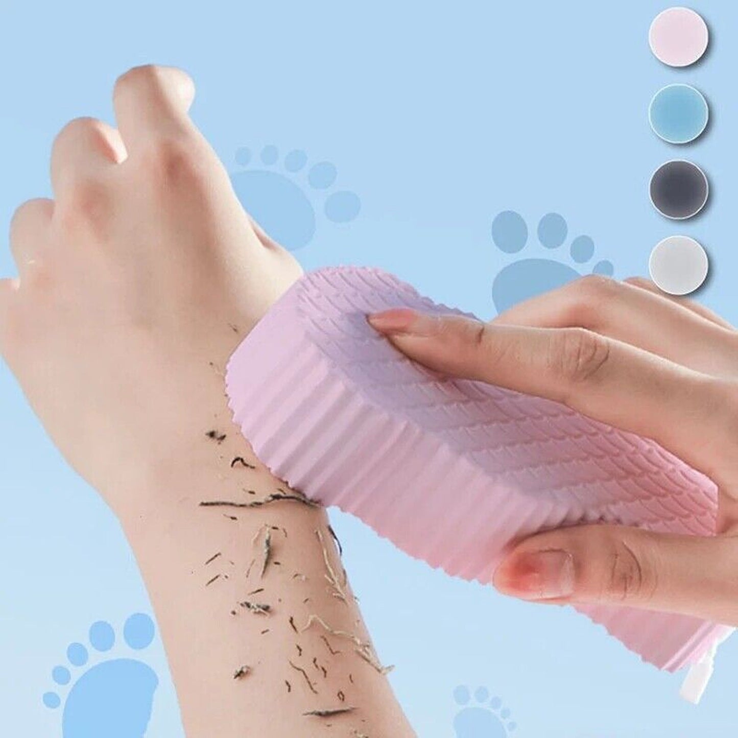 Super Soft Exfoliating Bath and Body Shower Sponge with Hook