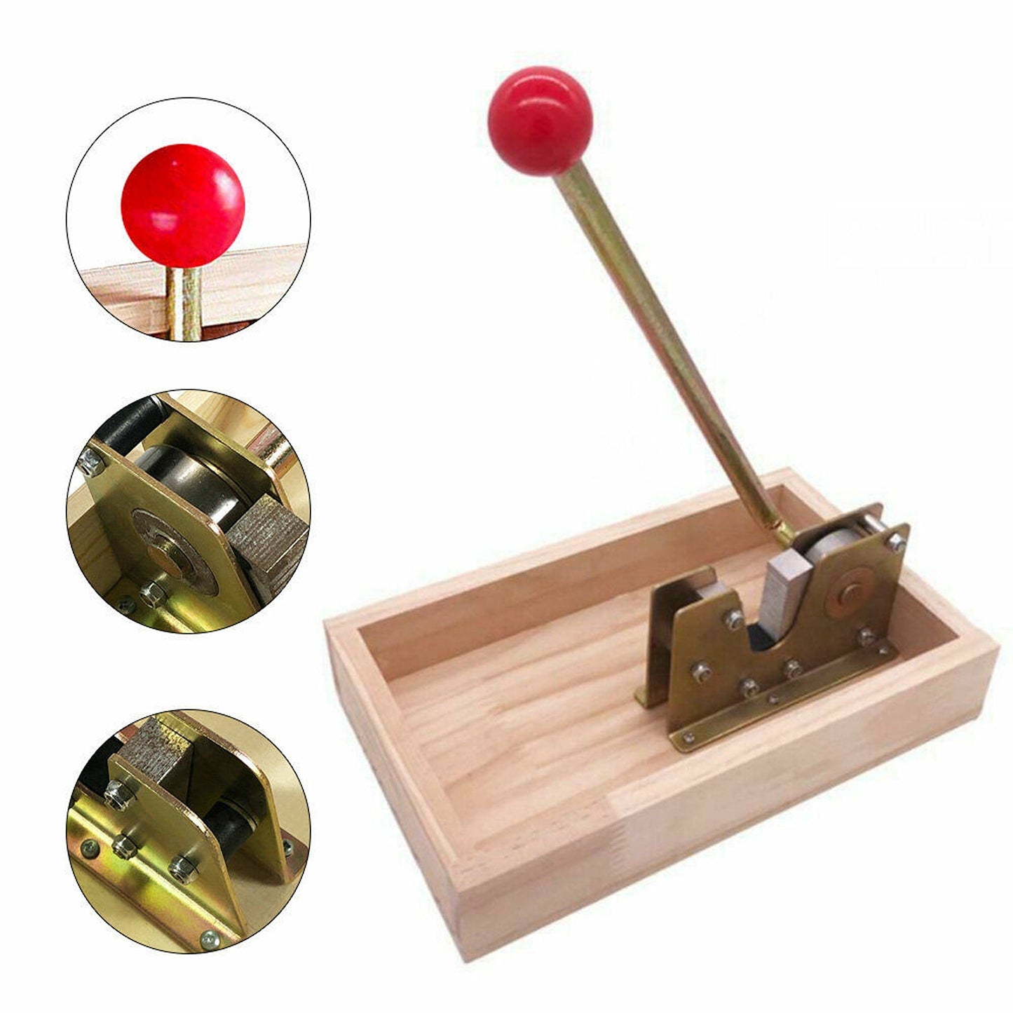 Manual Macadamia Nut Cracker with Hand Grip Durable Nutcracker Tool