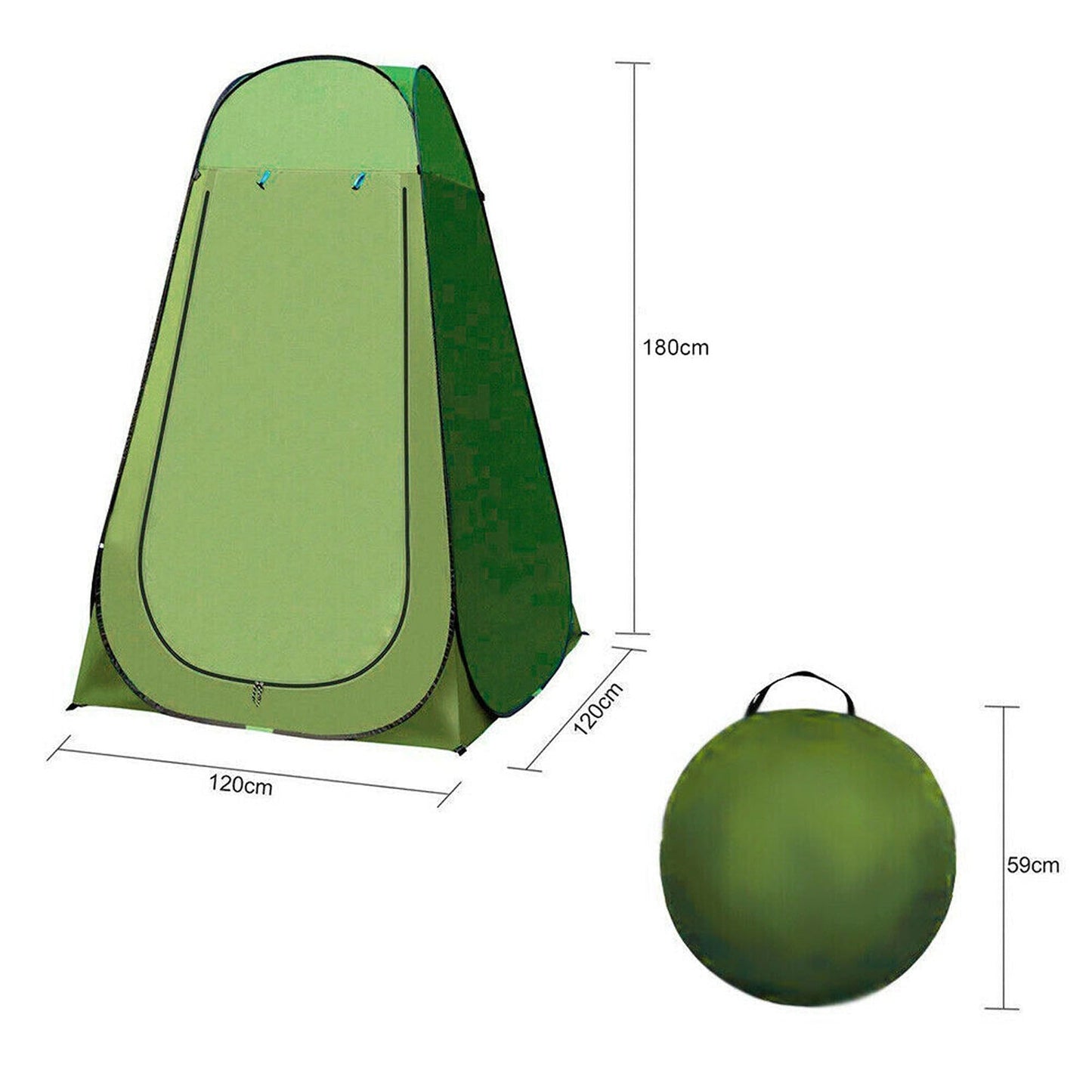 Ensuite Pop Up Shower Tent with Privacy for Camping and Beach