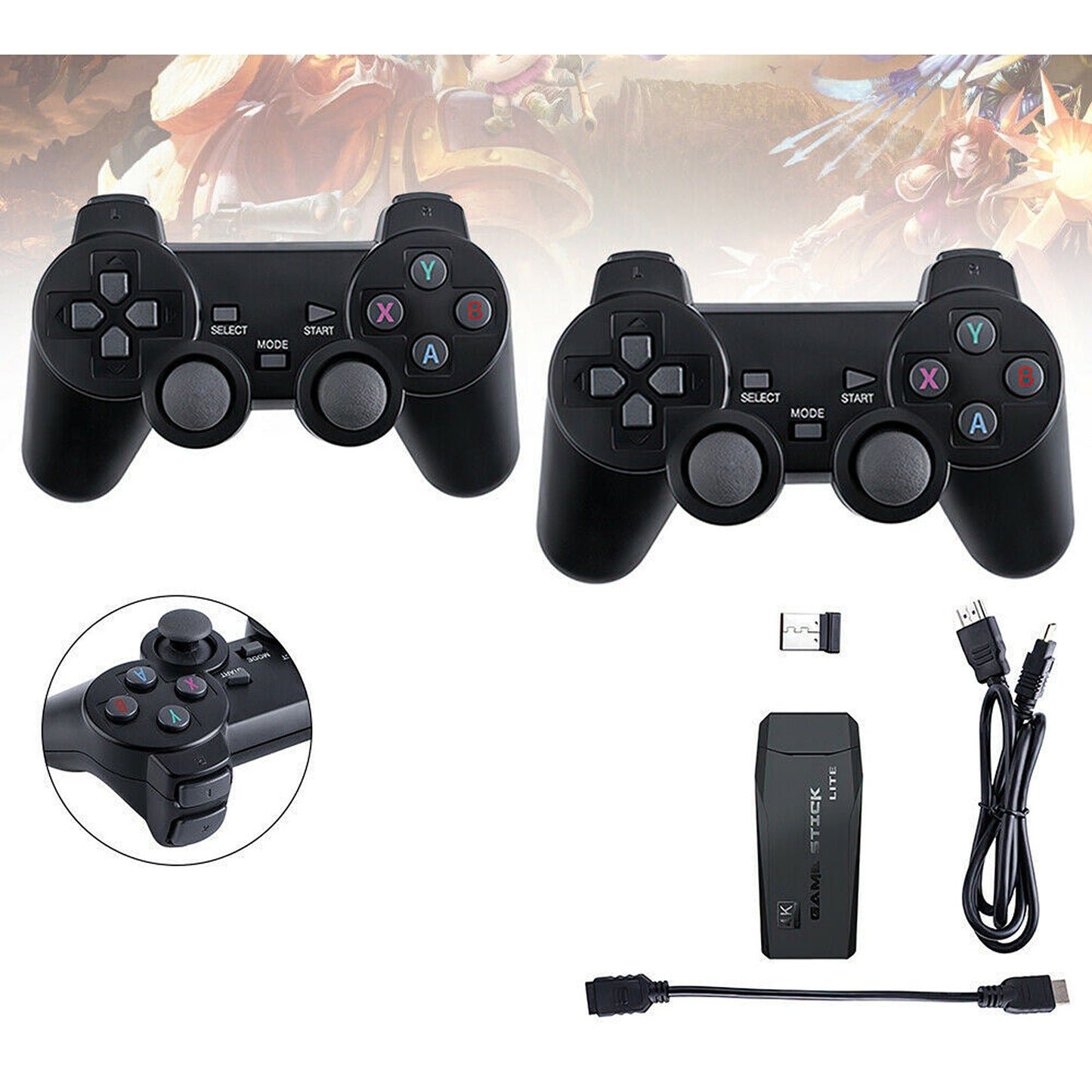 4K HDMI Retro Gaming Console with 10000 Games