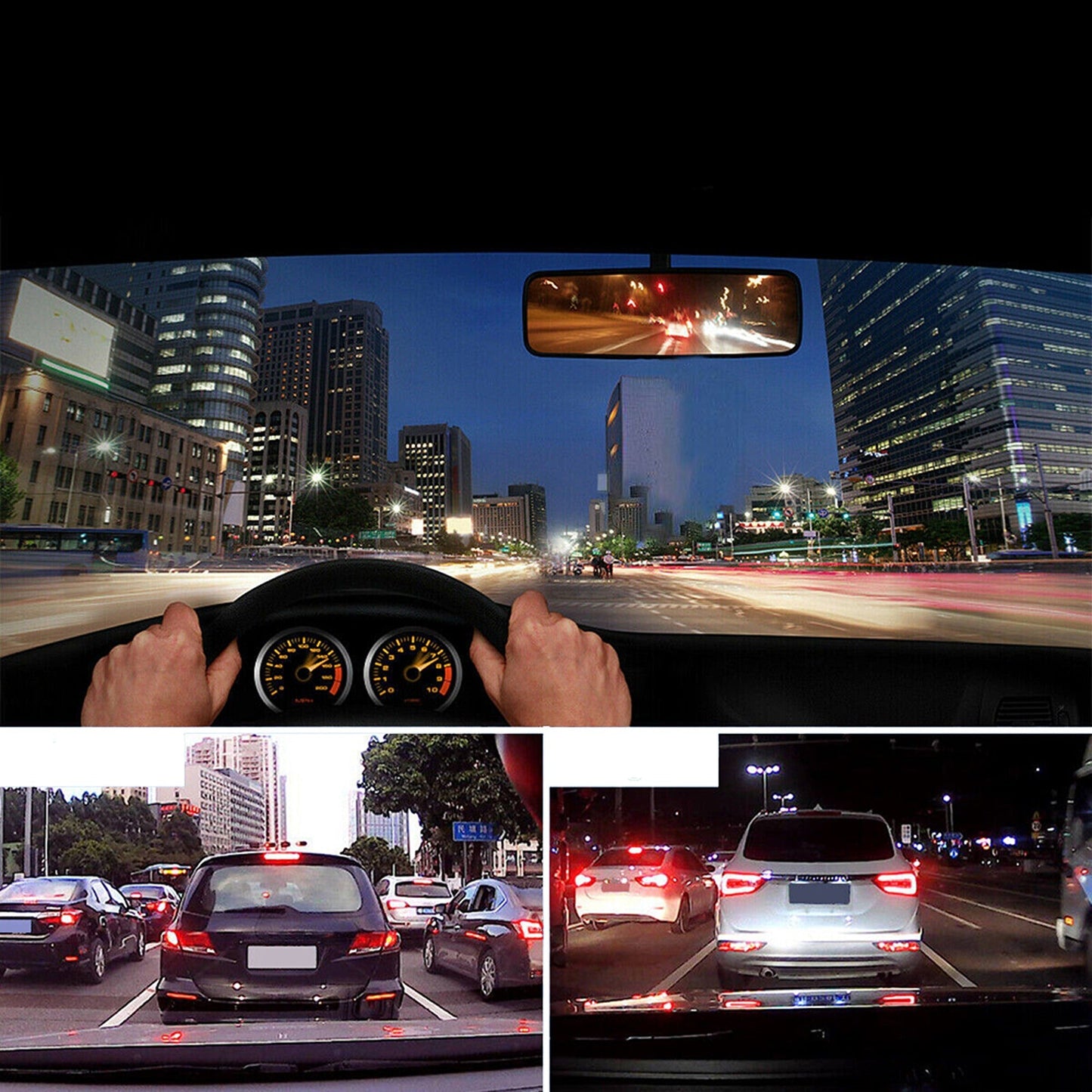 1080P Dash Cam Dual Lens Video Recorder Front Camera