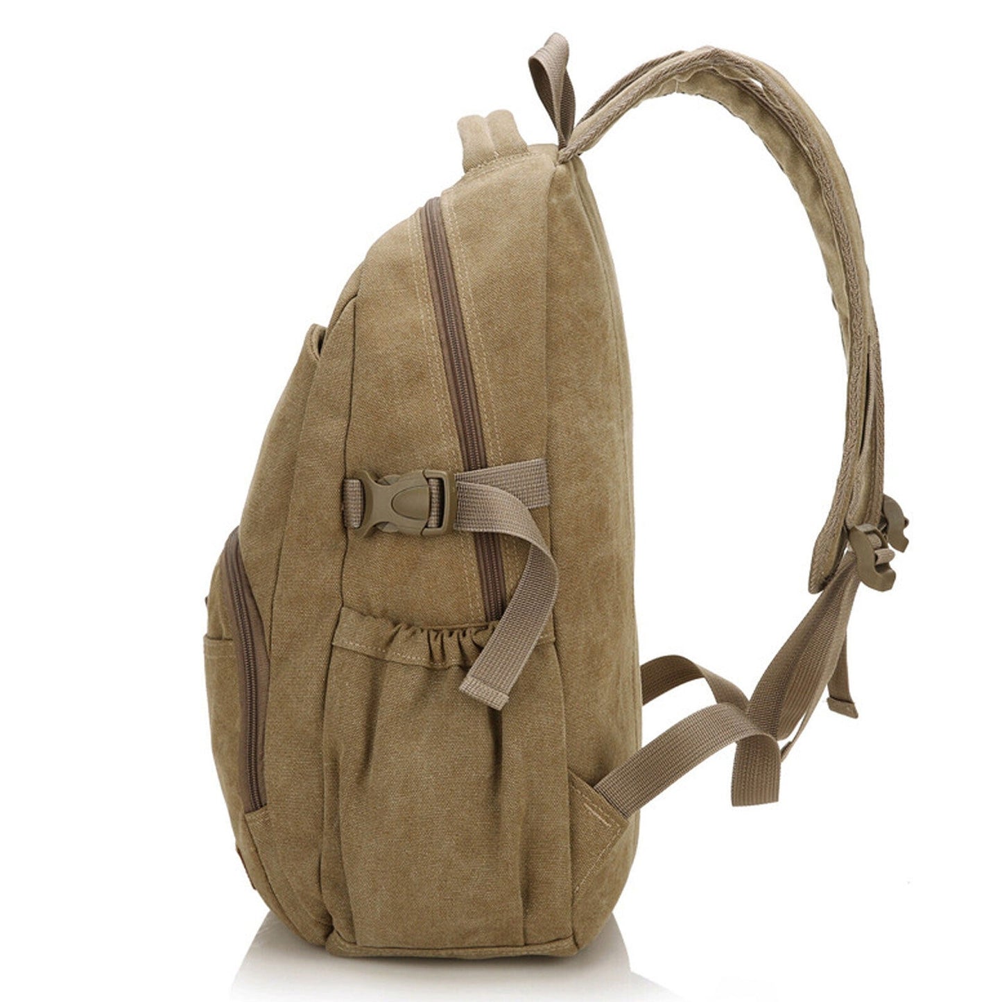 Large Canvas Backpack for Laptops School Travel Bag for Men and Women