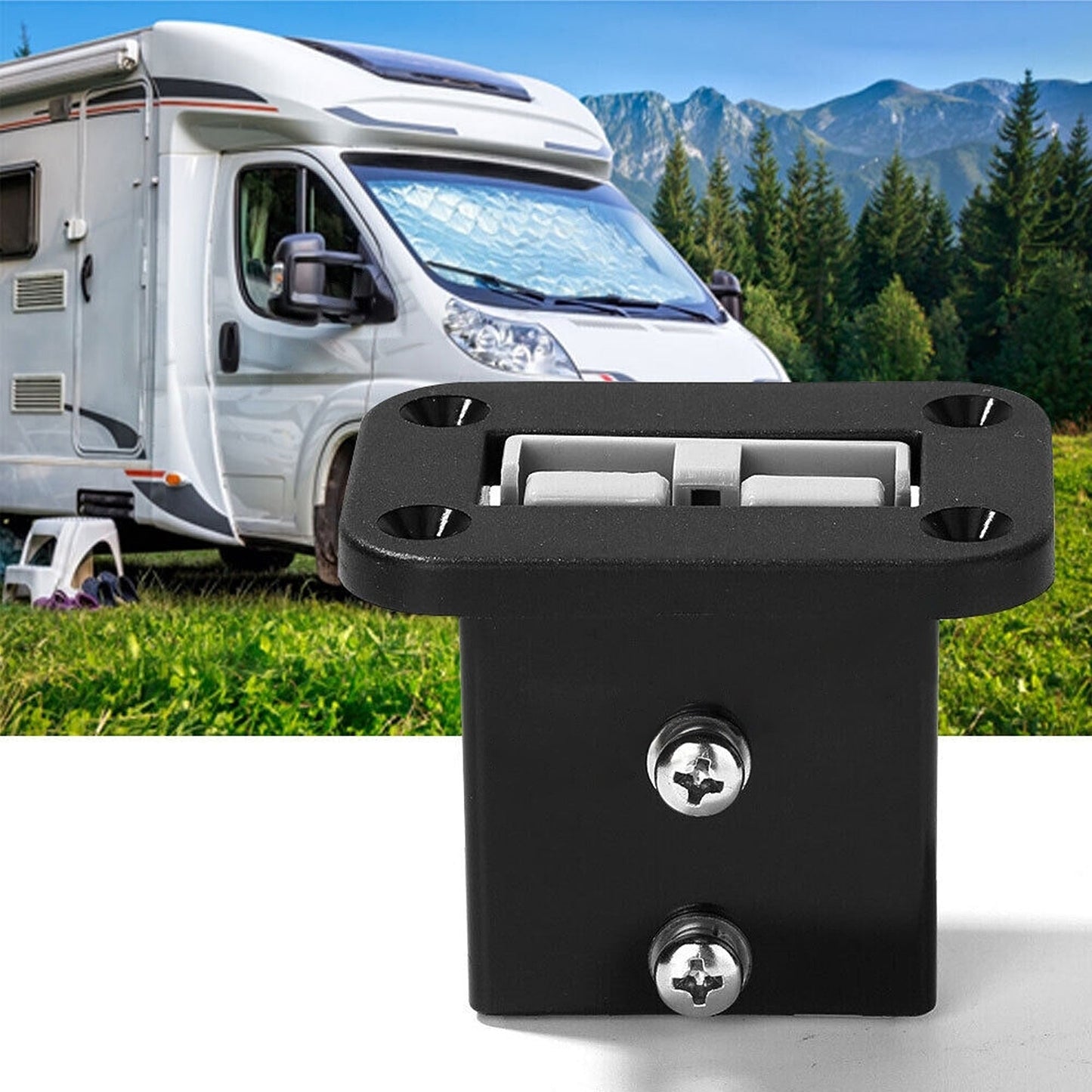 2pcs Flush Mount Anderson Plug Bracket 50Amp for Caravan