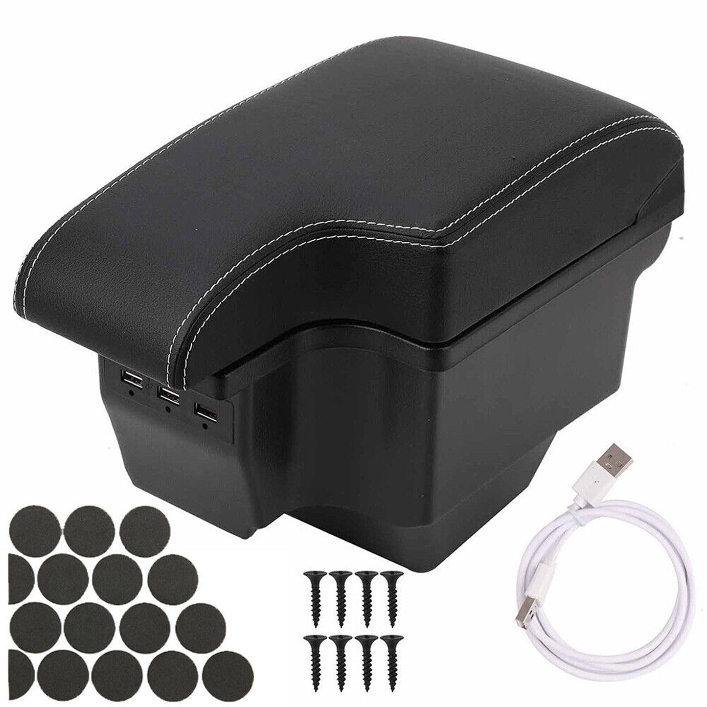 Center Console Armrest Box with USB Charging for MG ZS 2017-2022