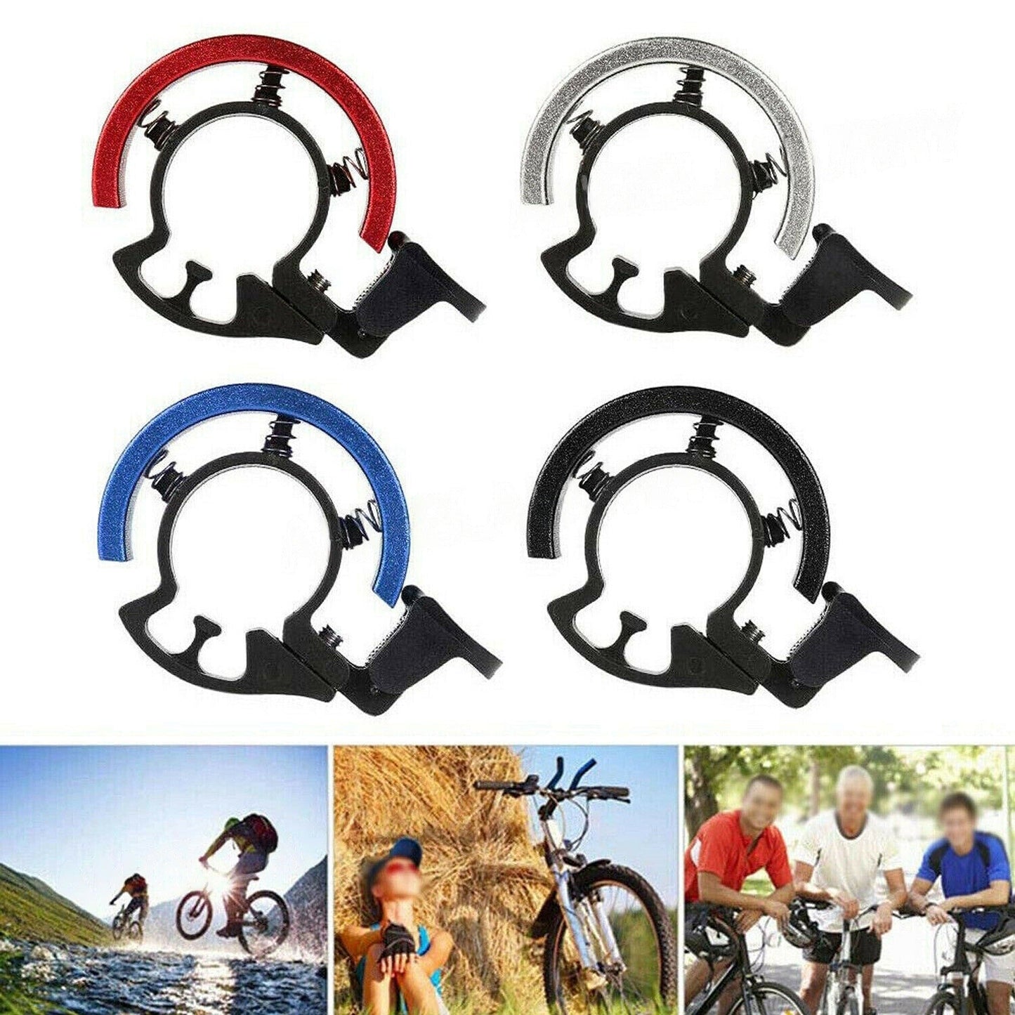Alloy Bike Handlebar Bell Aluminum Invisible Alarm Ring