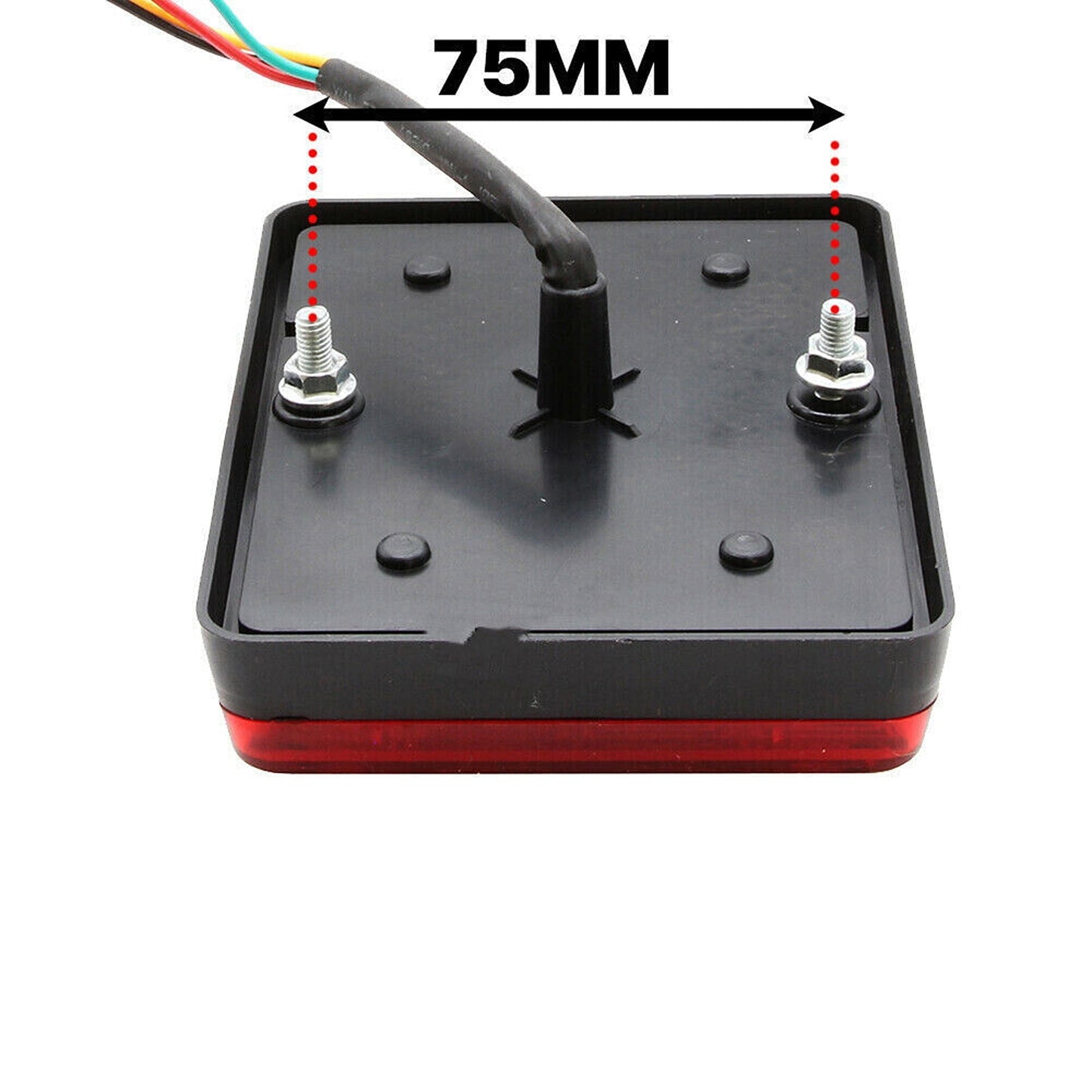 2pcs Trailer Tail Lights LED Submersible Stop Kit Lamp Boat Truck