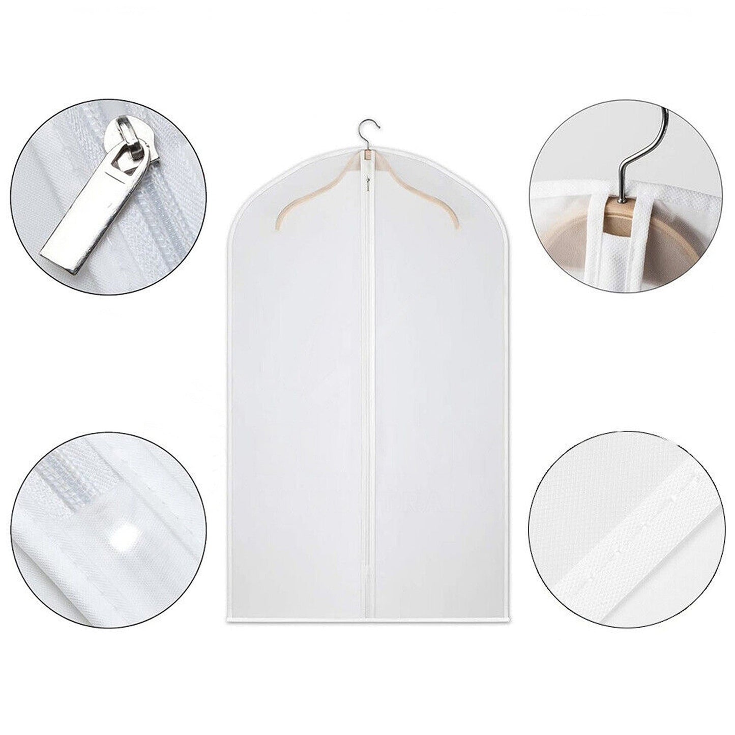 Dustproof Garment Storage Bag Suit Coat Dress Clothes Protector