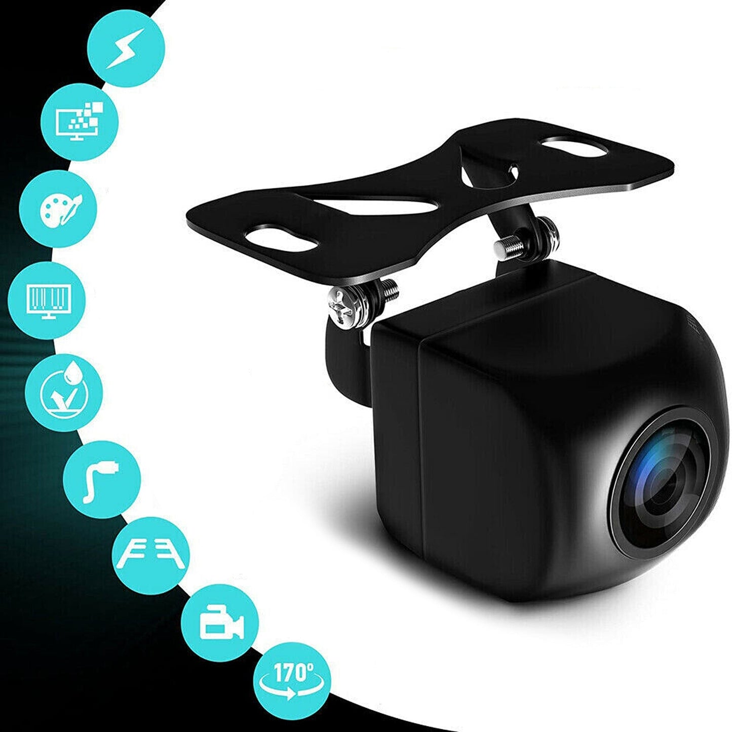 Waterproof Night Vision Rear View Car Camera 4 Pin HD