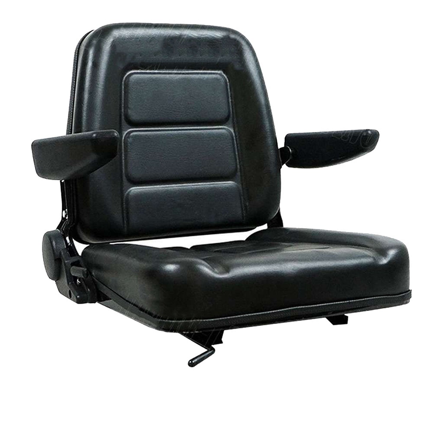 Adjustable Forklift and Tractor Seat with Universal Suspension Backrest
