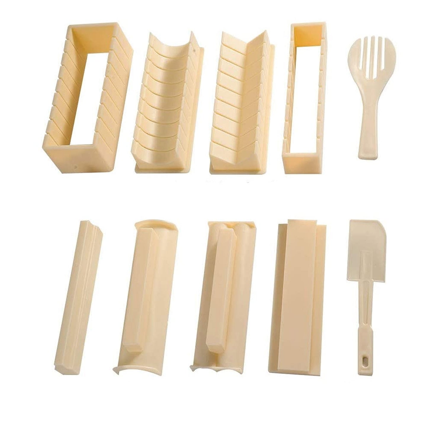 Kitchen DIY Sushi Making Kit for Beginners Rice Roller Mold Set