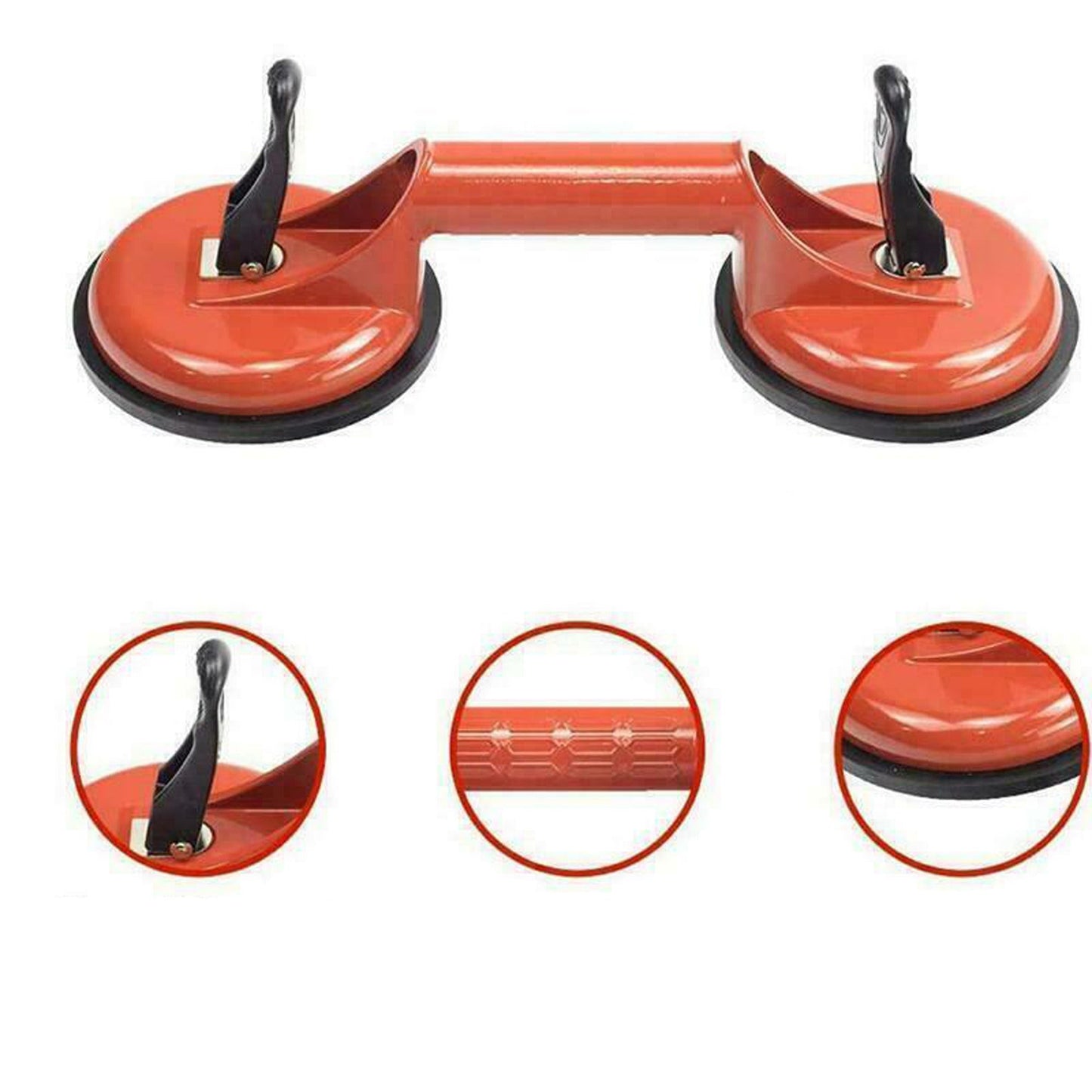 Heavy-Duty Double Locking Suction Cup for Tile and Glass 100kg