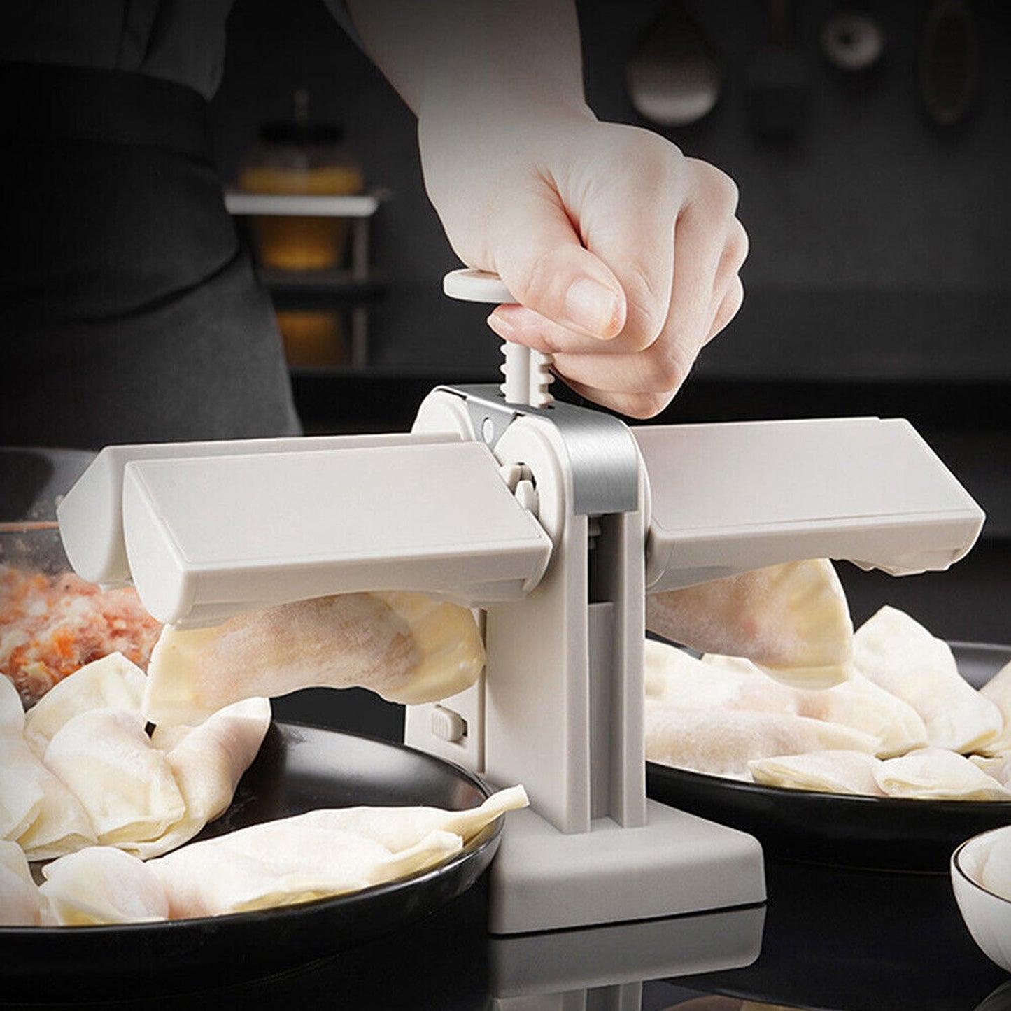 Hand-Press Style Automatic Dumpling Mould Maker