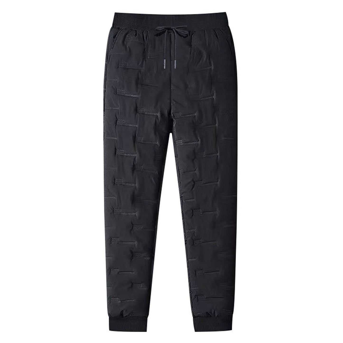 Men Thicken Warm Fleece Lined Waterproof Winter Trousers