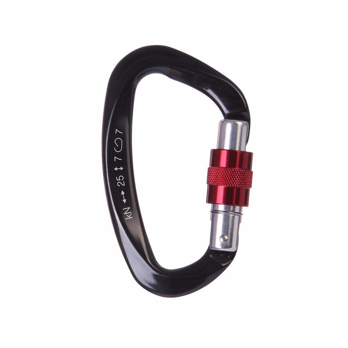 Rock Climbing 25KN Screw Locking Carabiner 5-Pack Karabiner Equipment