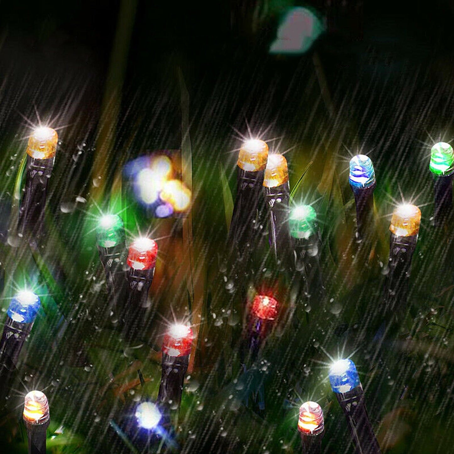 Waterproof Outdoor Solar Fairy String Lights 100 to 500 LEDs 8 Modes