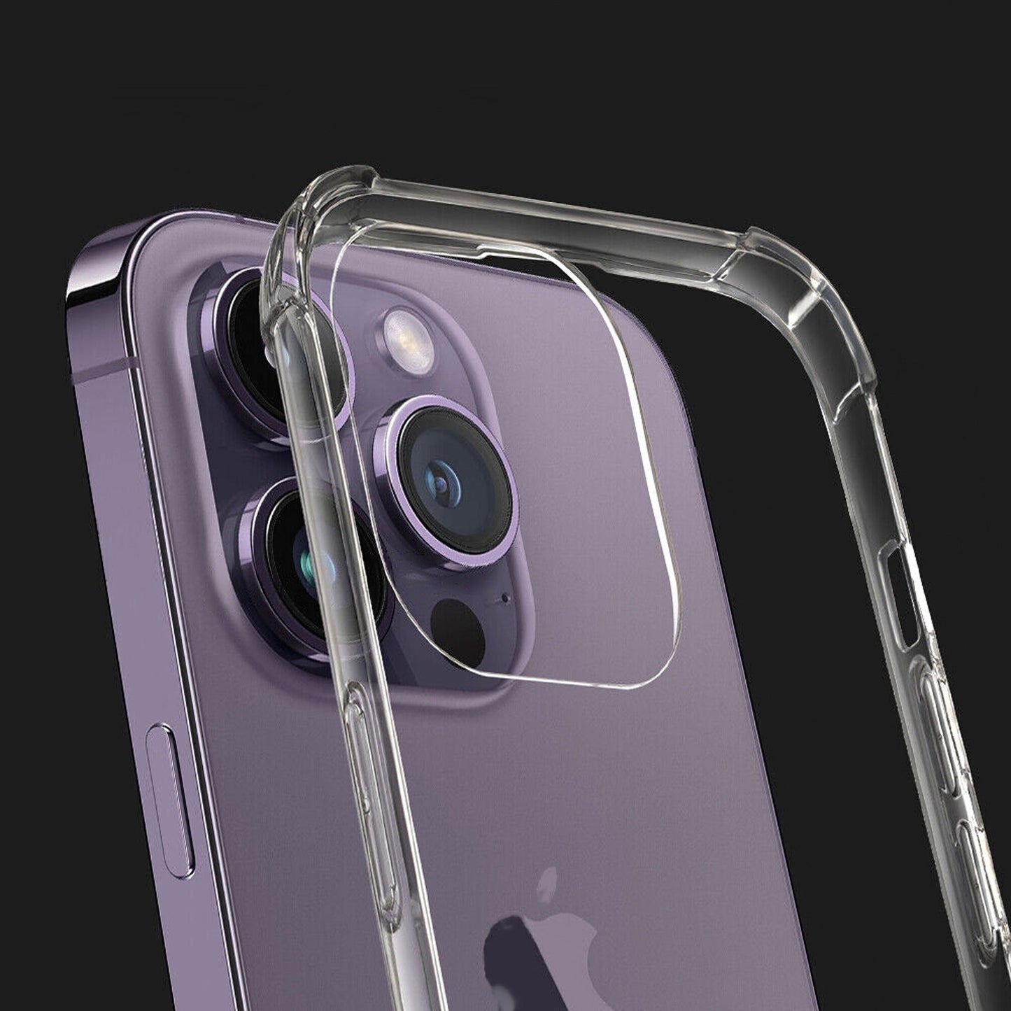 Clear Shockproof Bumper Case for iPhone 15 14 13 Pro Max XS XR Plus