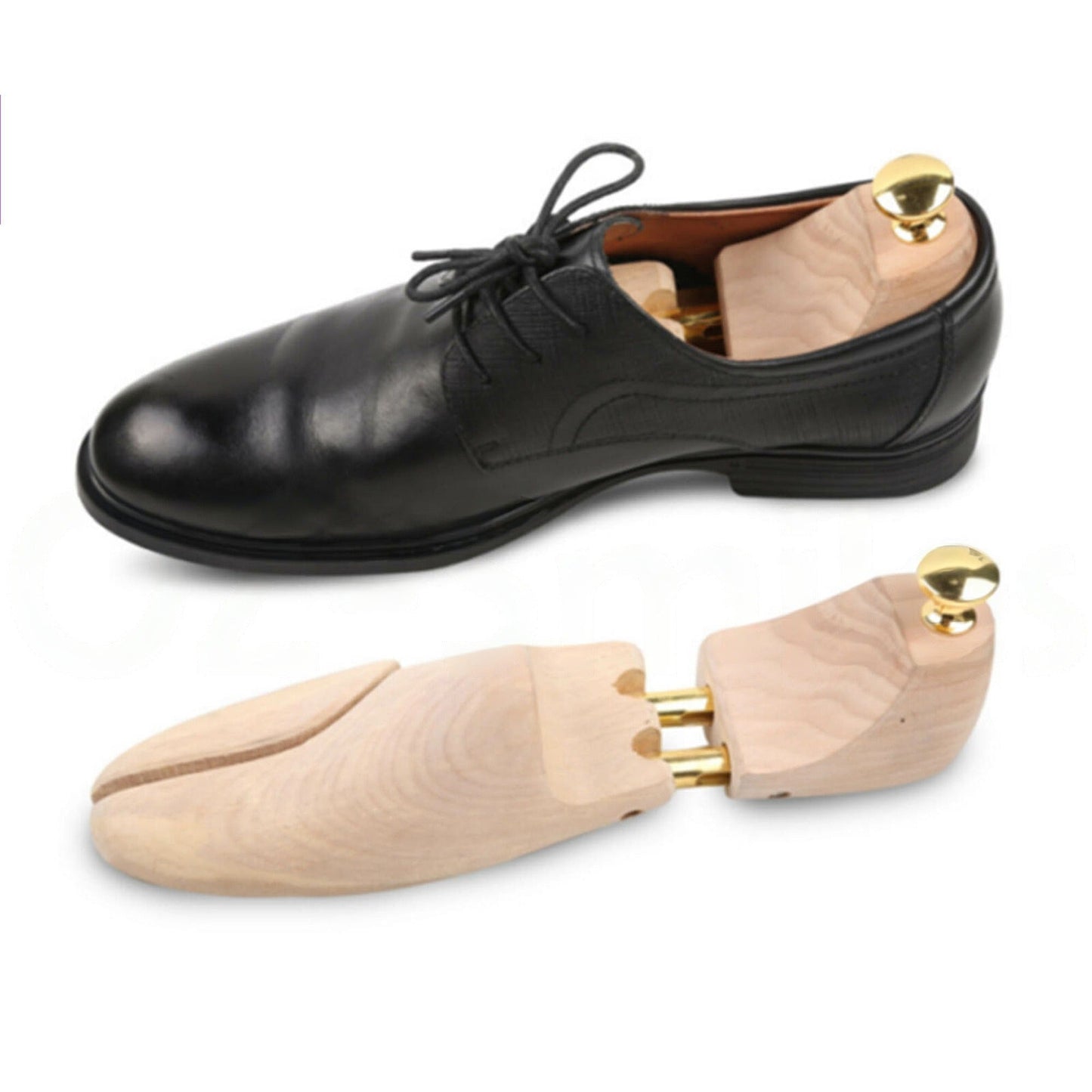 Adjustable Cedar Wood Shoe Tree Shaper and Stretcher for Men and Women