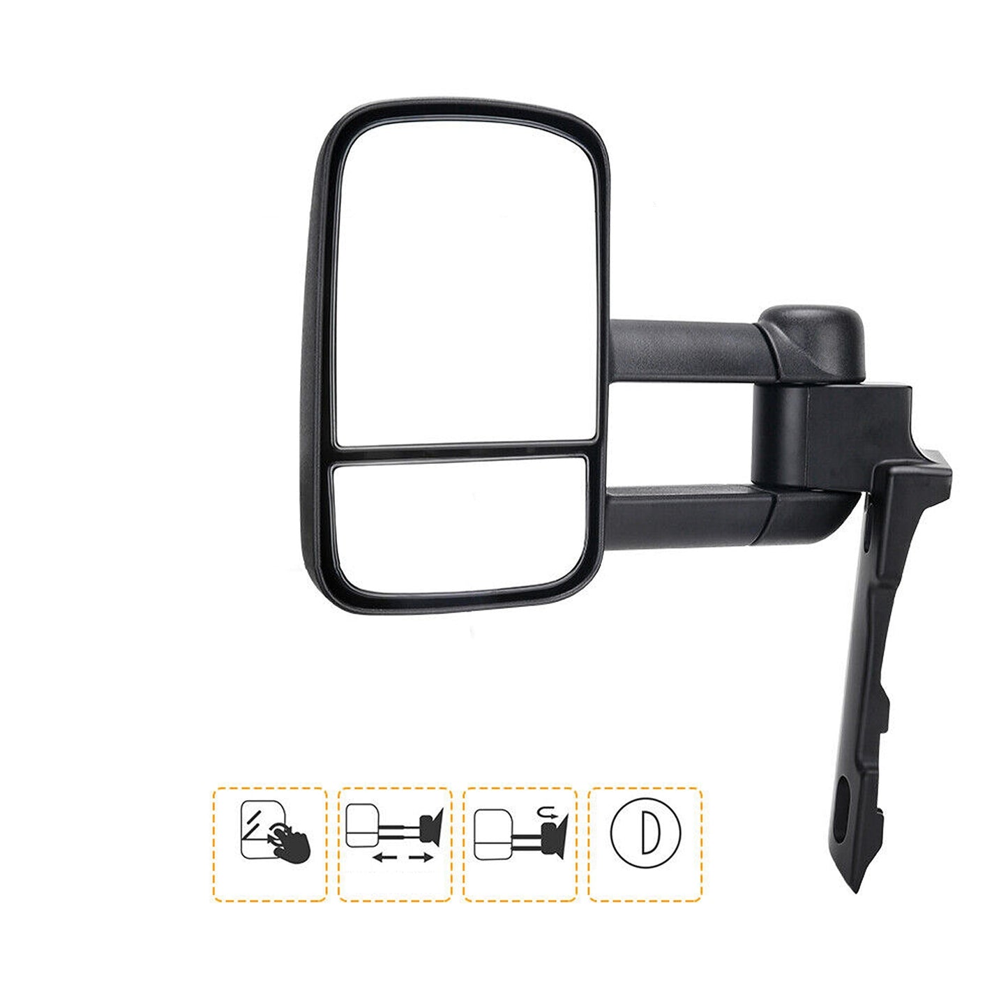 Manual Steering Lamp Towing Mirrors for Toyota Landcruiser Series 70-79